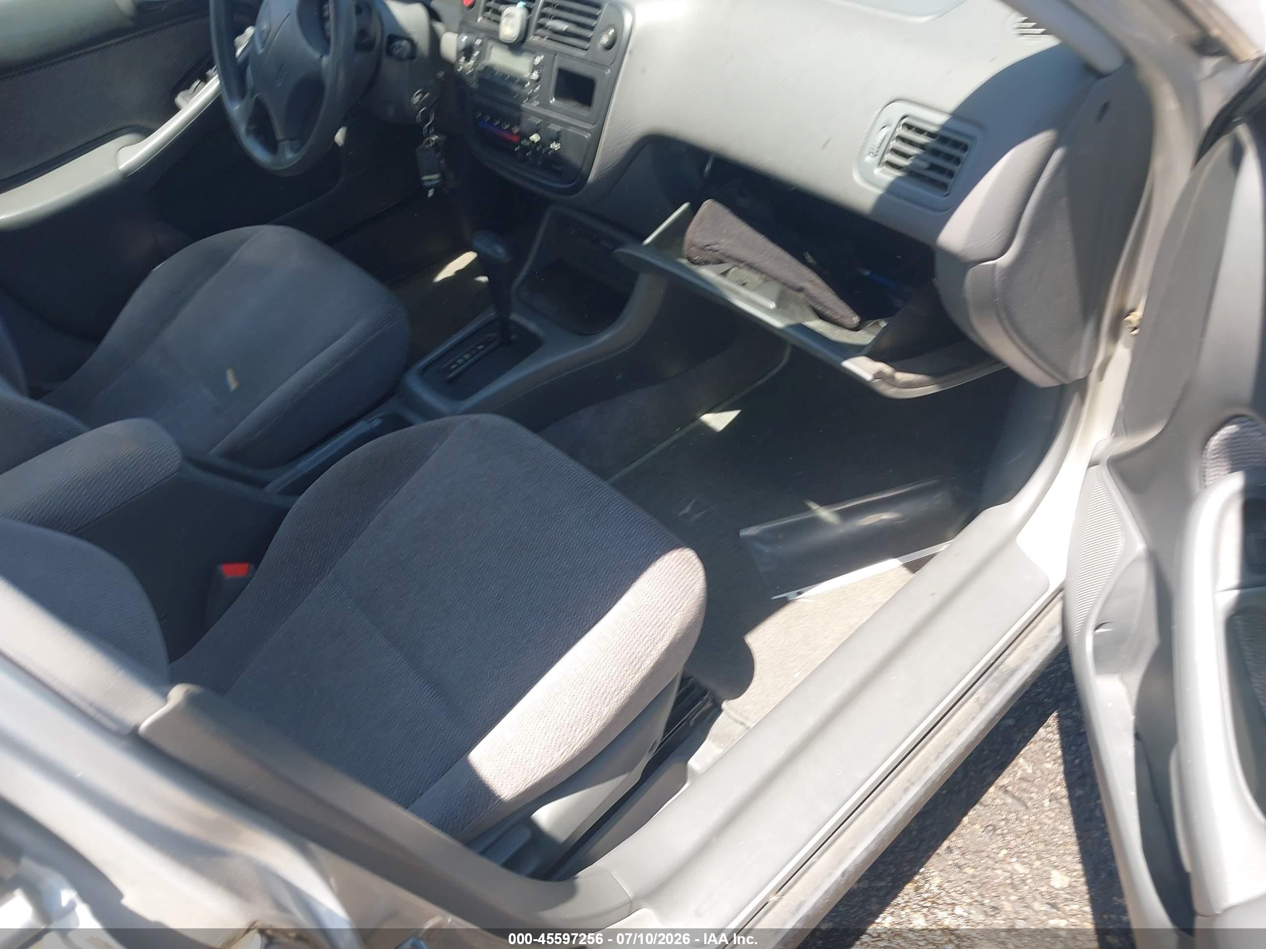 1996 Honda Civic Ex Silver vin: 1HGEJ8646TL016459