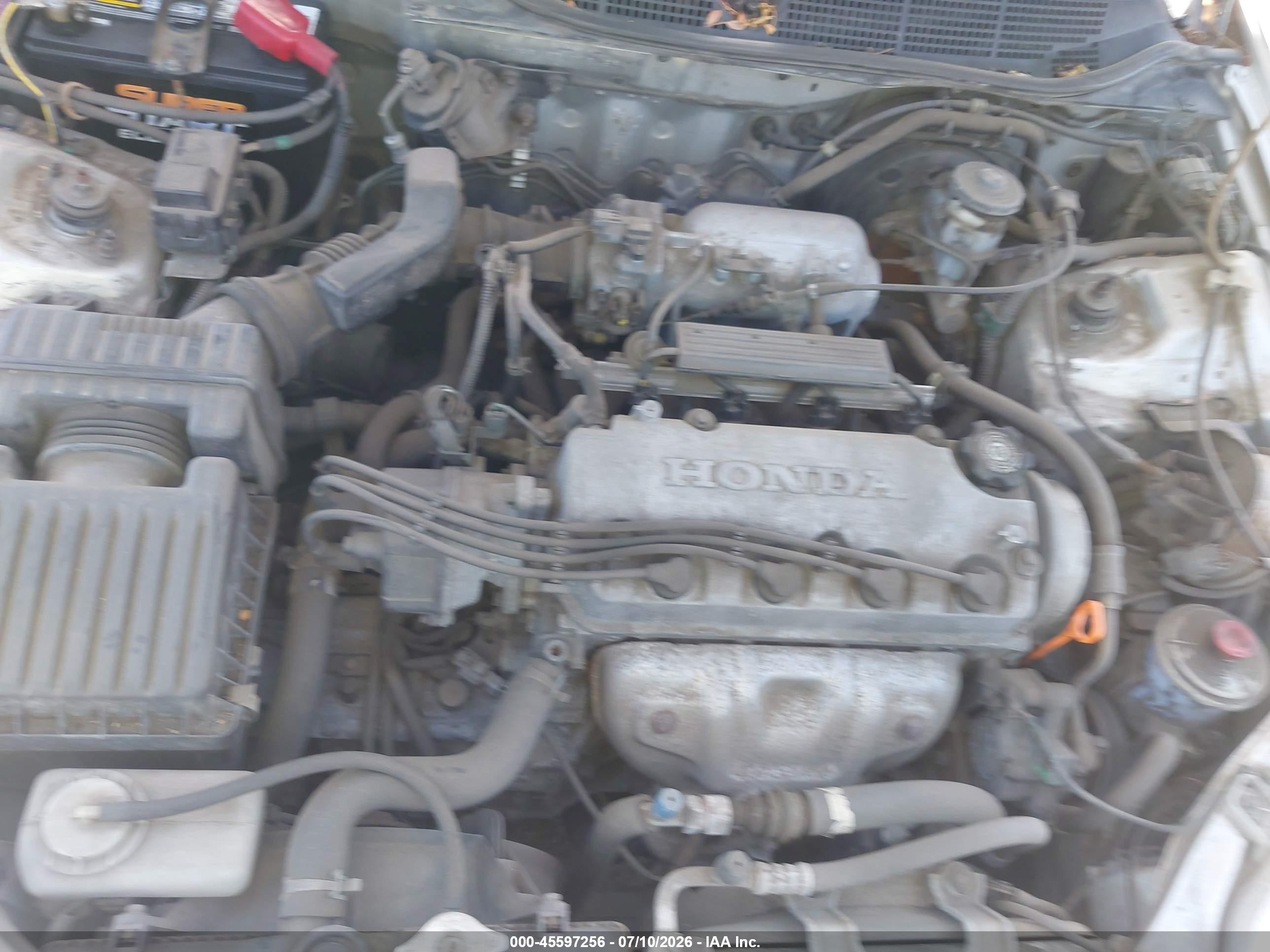 1996 Honda Civic Ex Silver vin: 1HGEJ8646TL016459