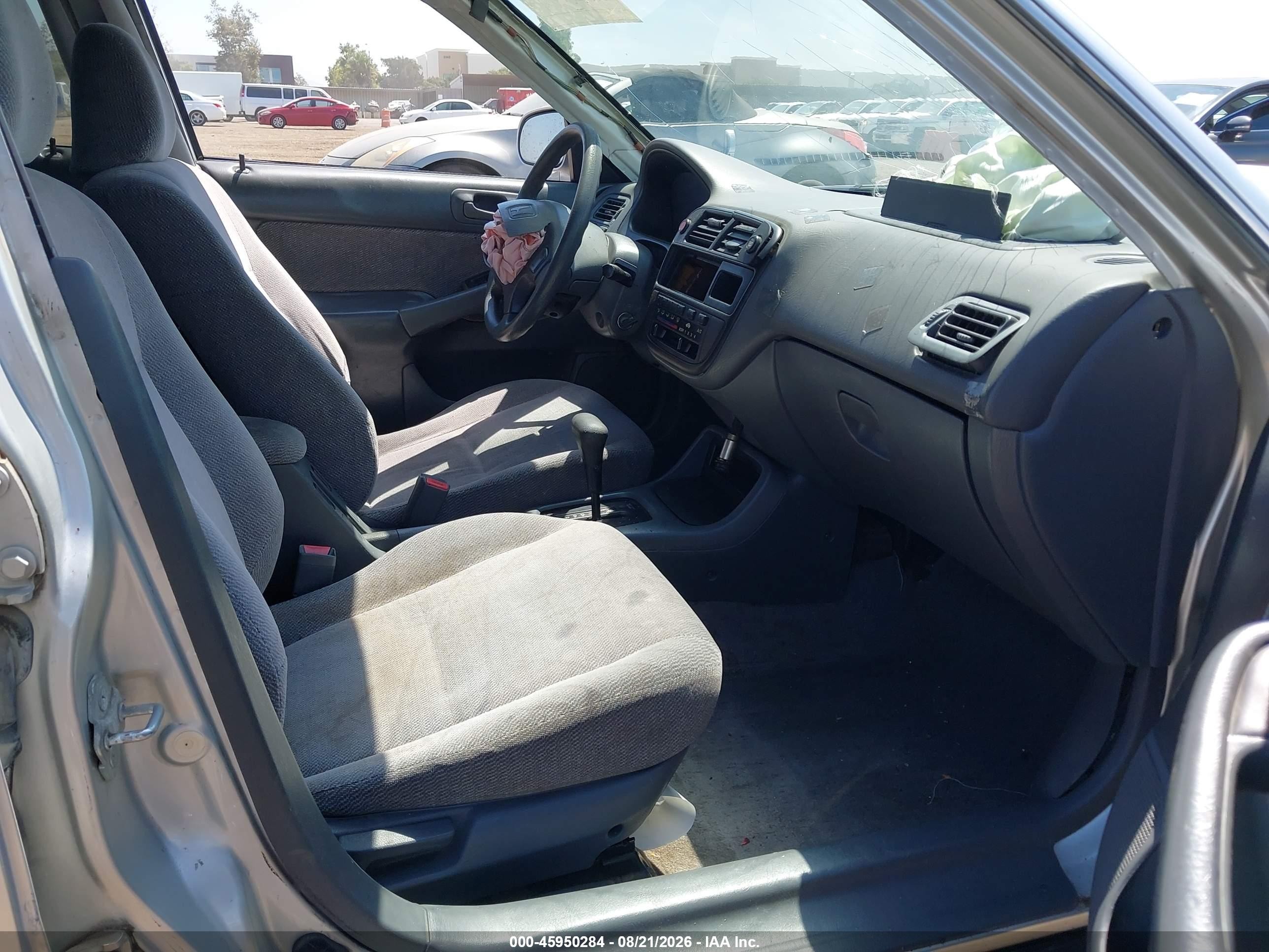 1996 Honda Civic Ex Серый vin: 1HGEJ8647TL000111