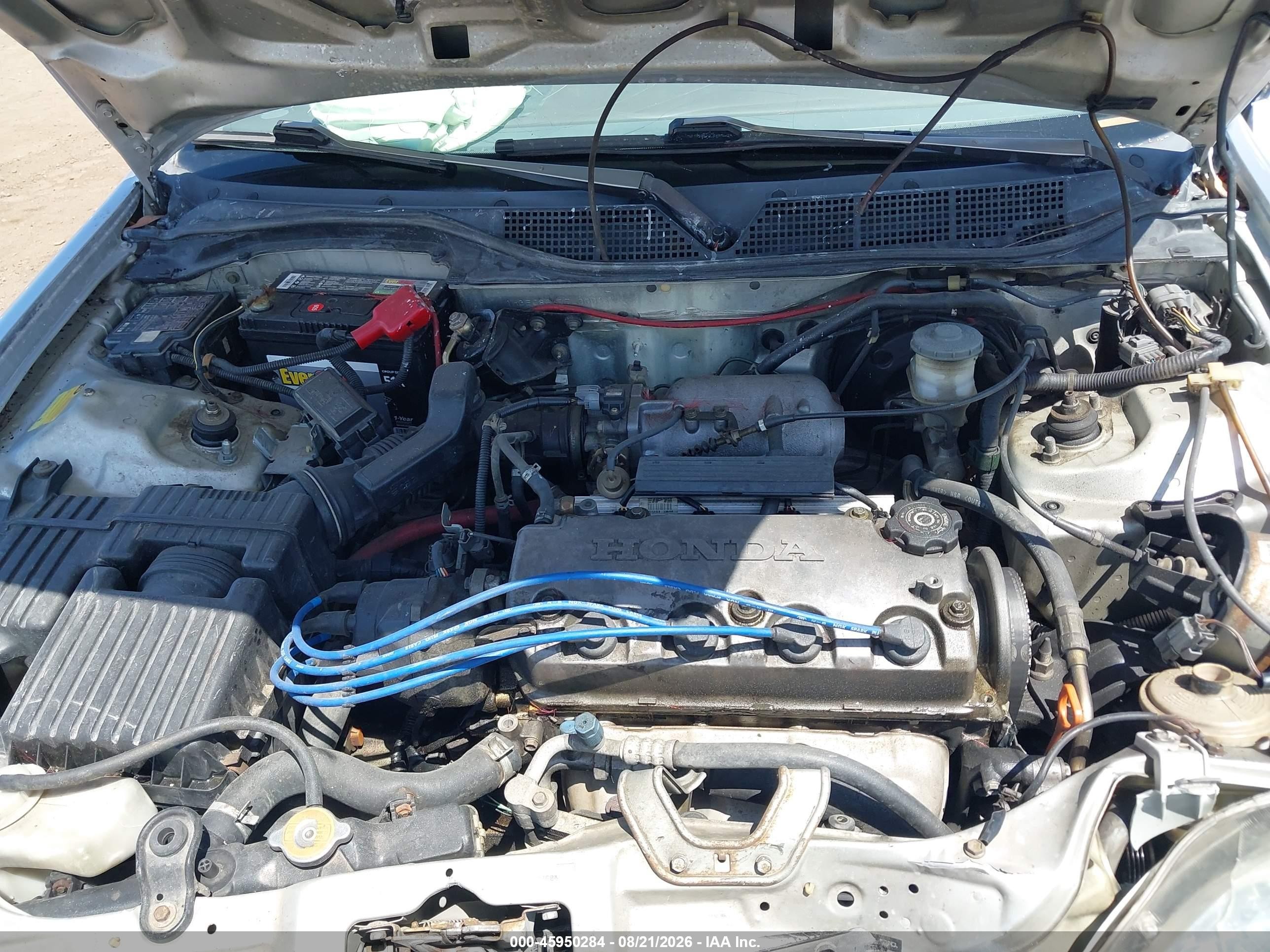 1996 Honda Civic Ex Серый vin: 1HGEJ8647TL000111