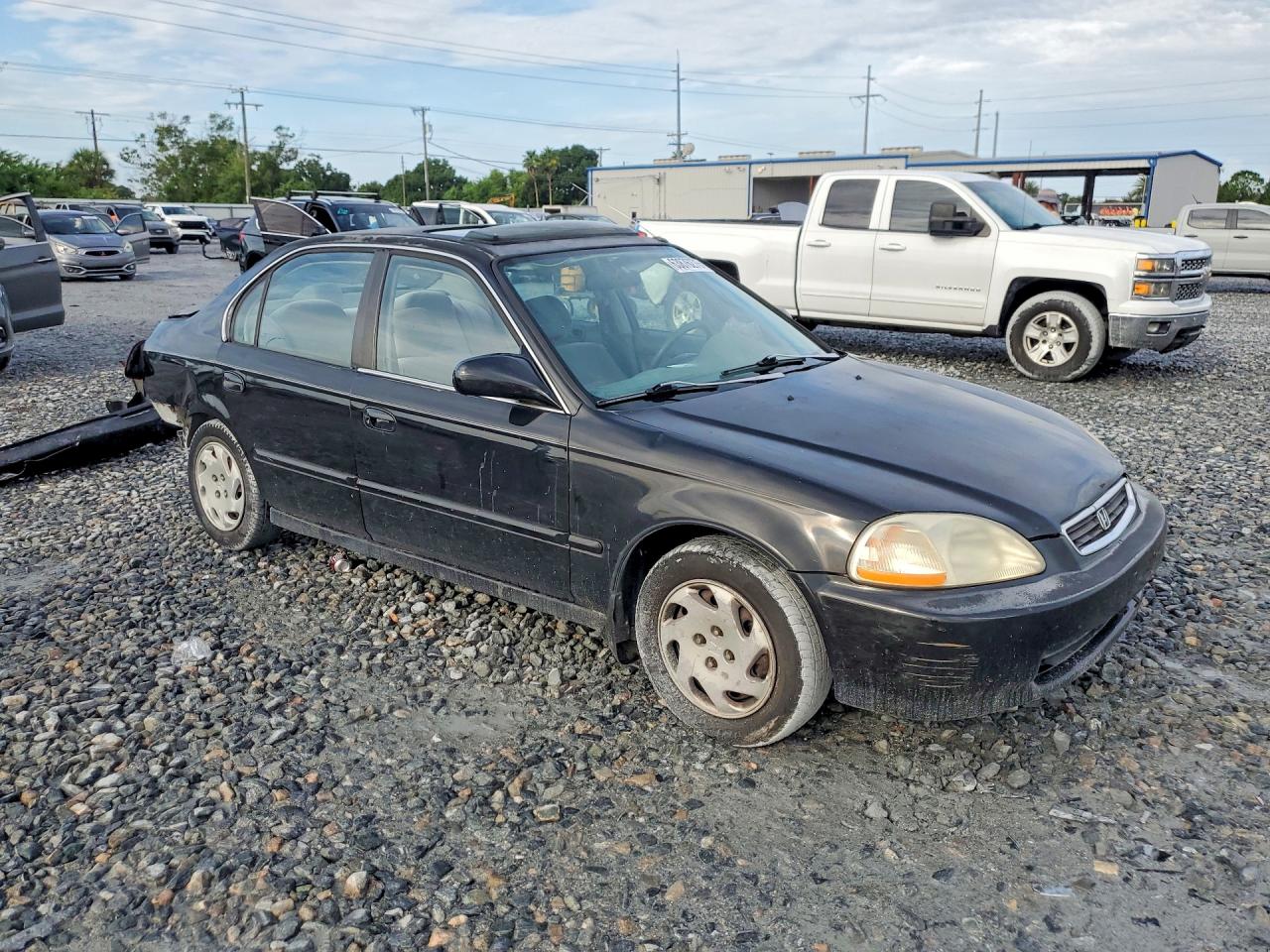 1996 Honda Civic Ex Black vin: 1HGEJ8648TL006712