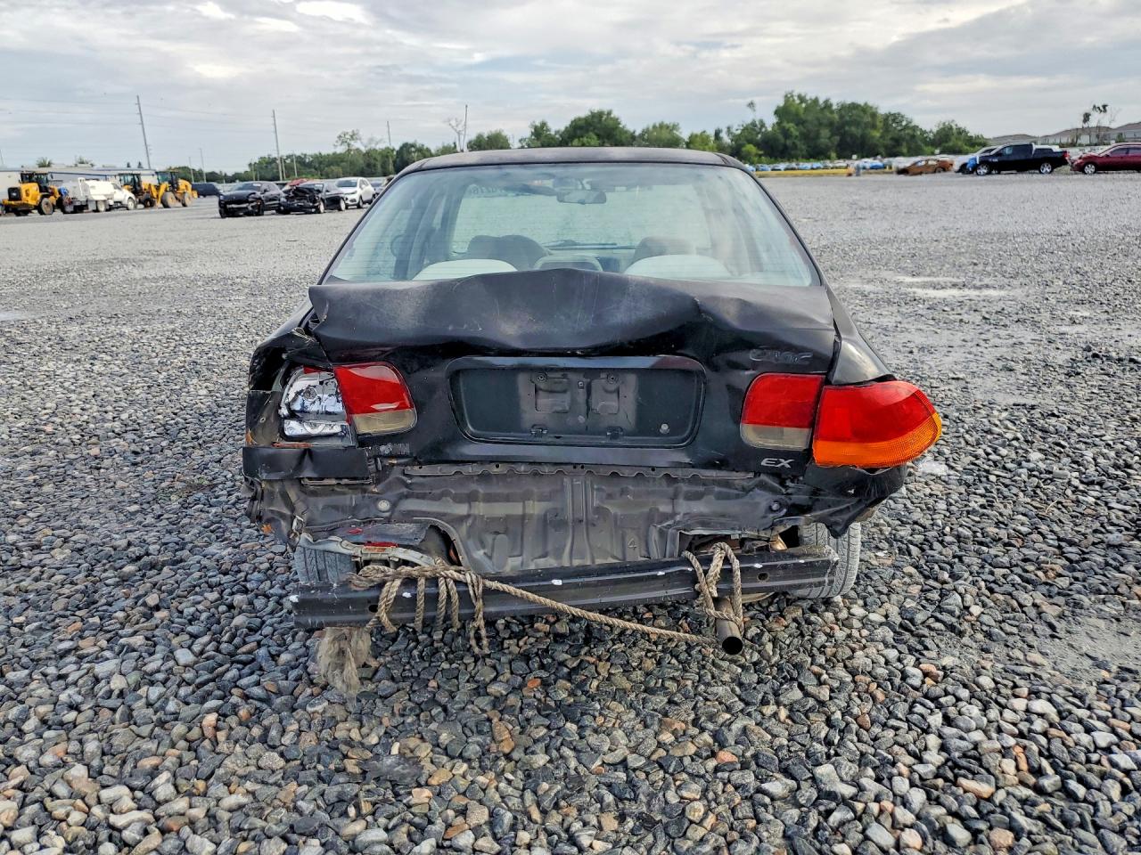 1996 Honda Civic Ex Black vin: 1HGEJ8648TL006712