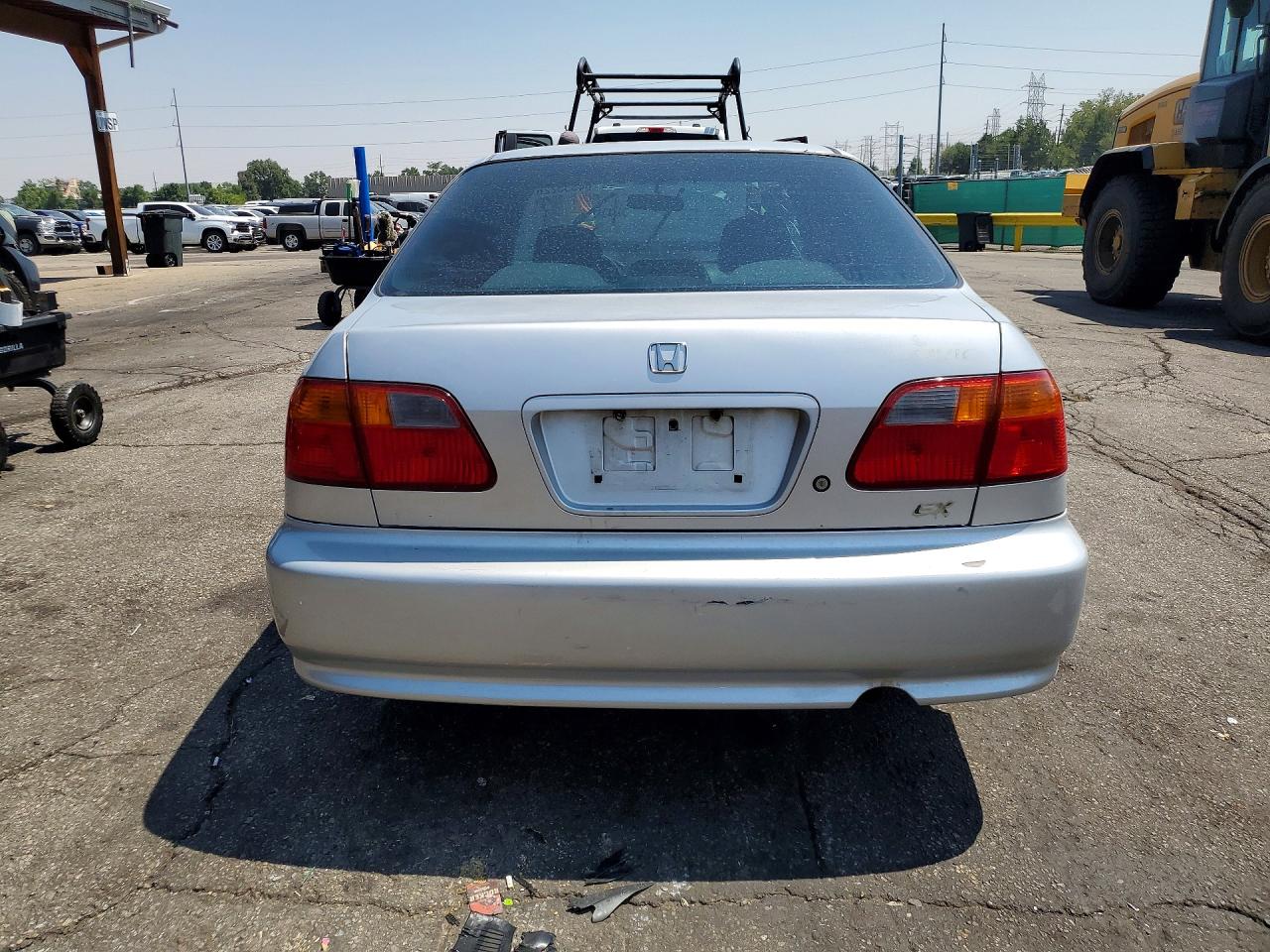 1999 Honda Civic Ex Silver vin: 1HGEJ8649XL033648