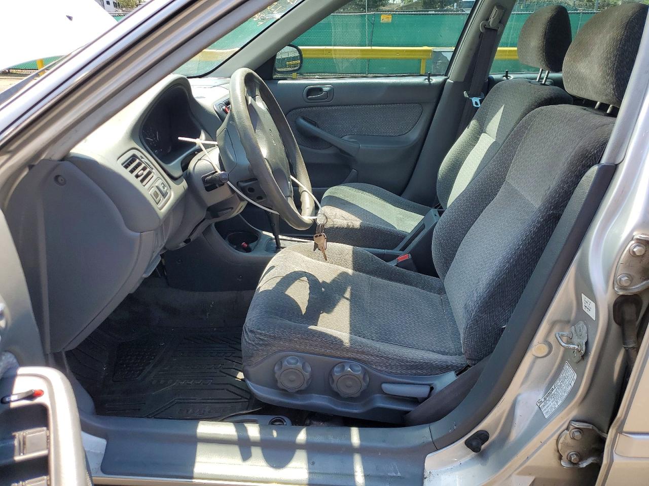 1999 Honda Civic Ex Silver vin: 1HGEJ8649XL033648