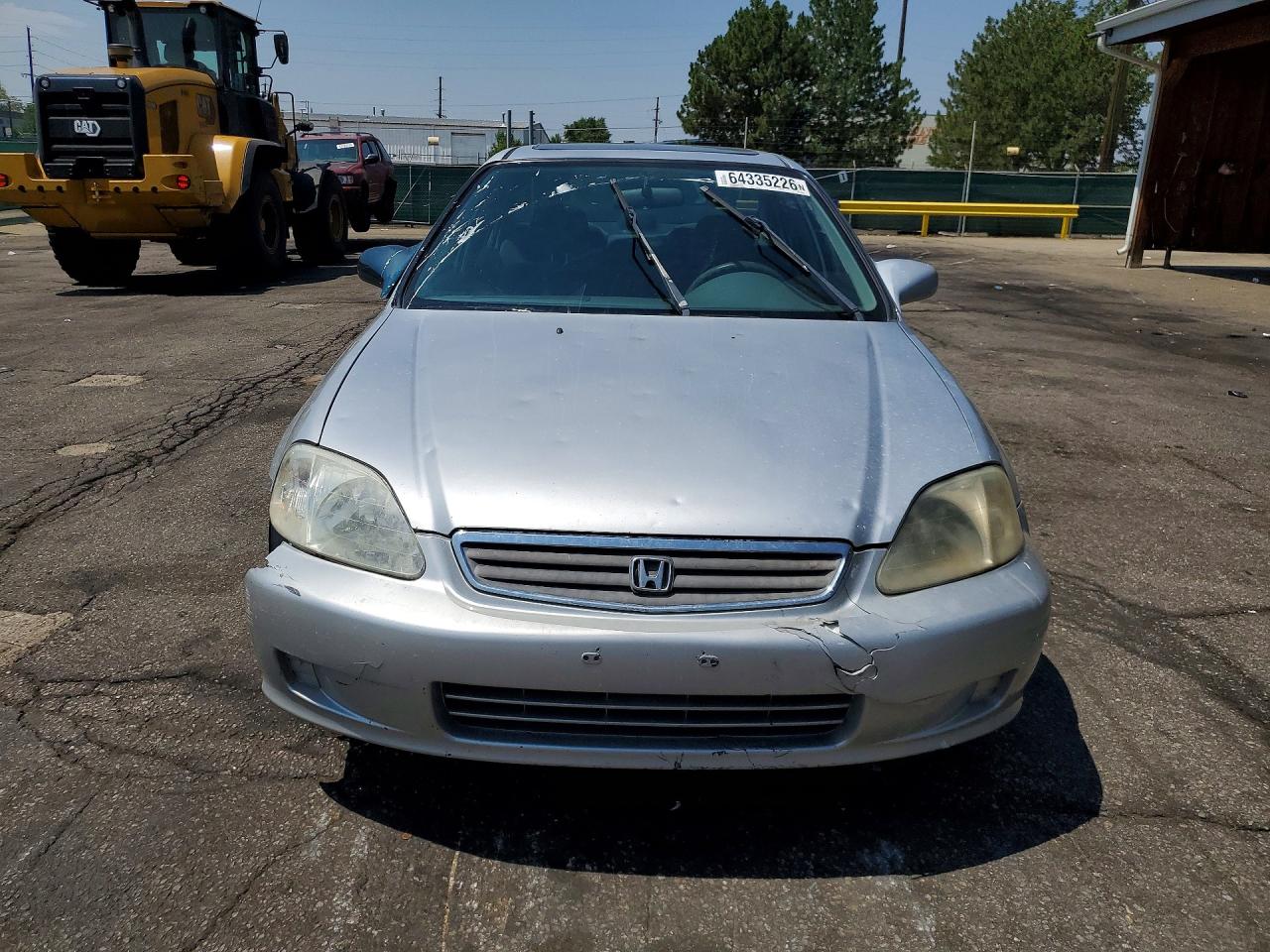 1999 Honda Civic Ex Silver vin: 1HGEJ8649XL033648