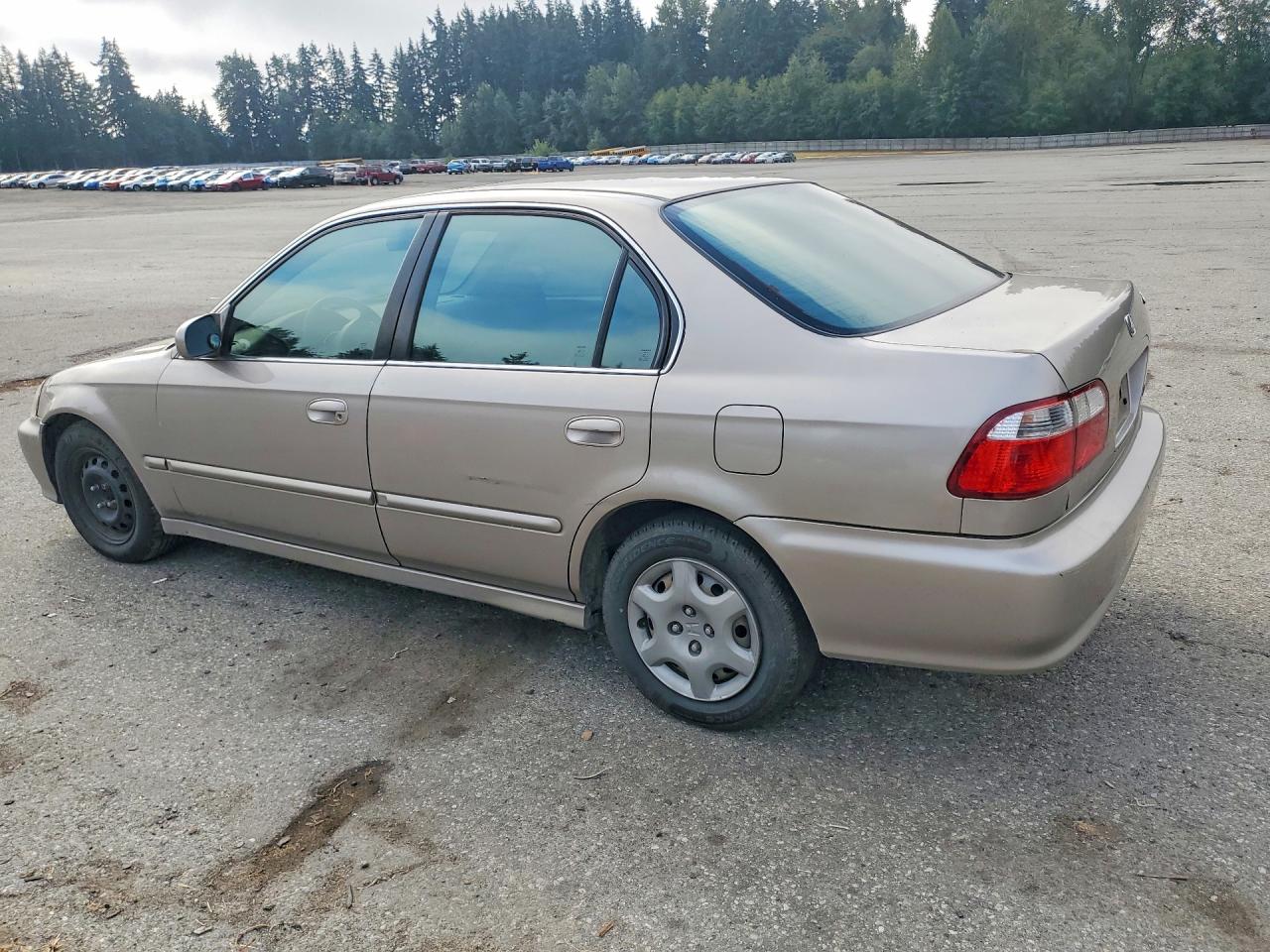 2000 Honda Civic Ex Желто-коричневый vin: 1HGEJ864XYL068006