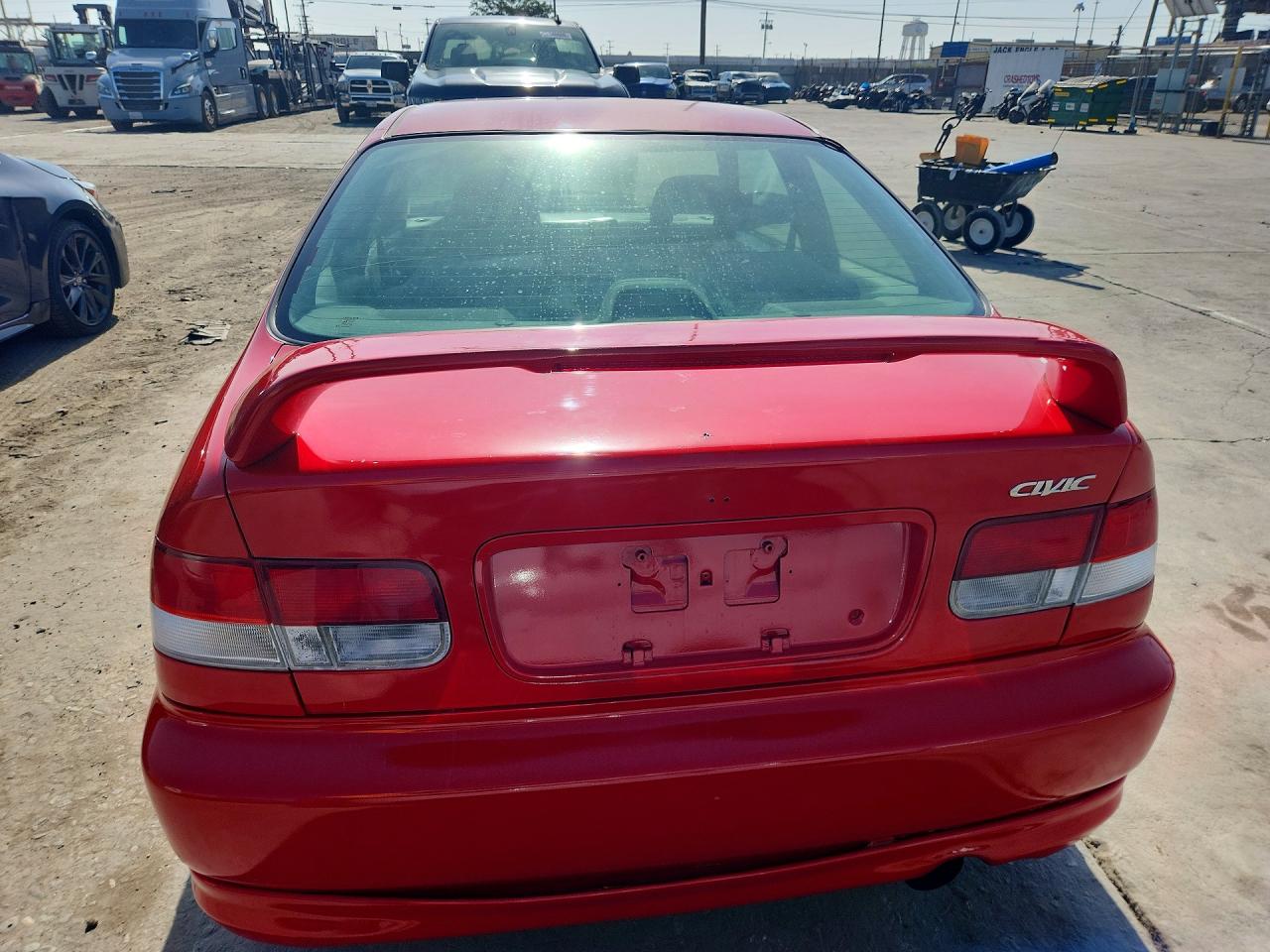 1999 Honda Civic Si Red vin: 1HGEM1151XL084625