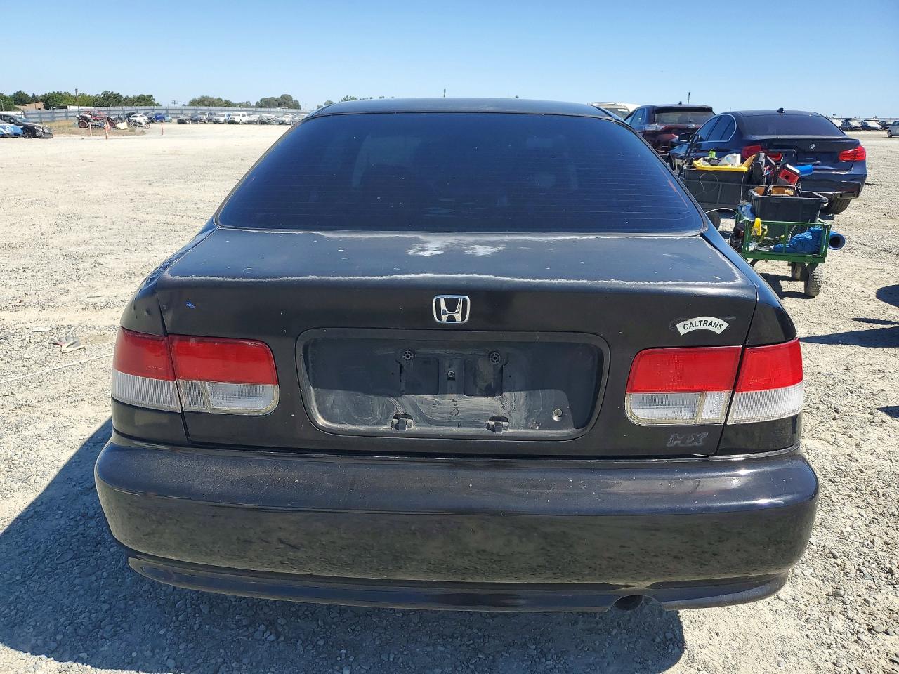2000 Honda Civic Si Black vin: 1HGEM1155YL110578