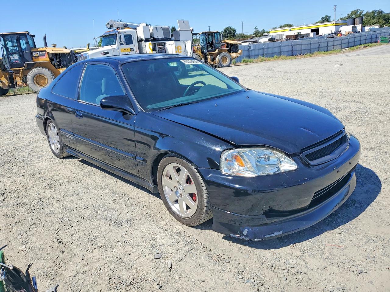 2000 Honda Civic Si Black vin: 1HGEM1155YL110578