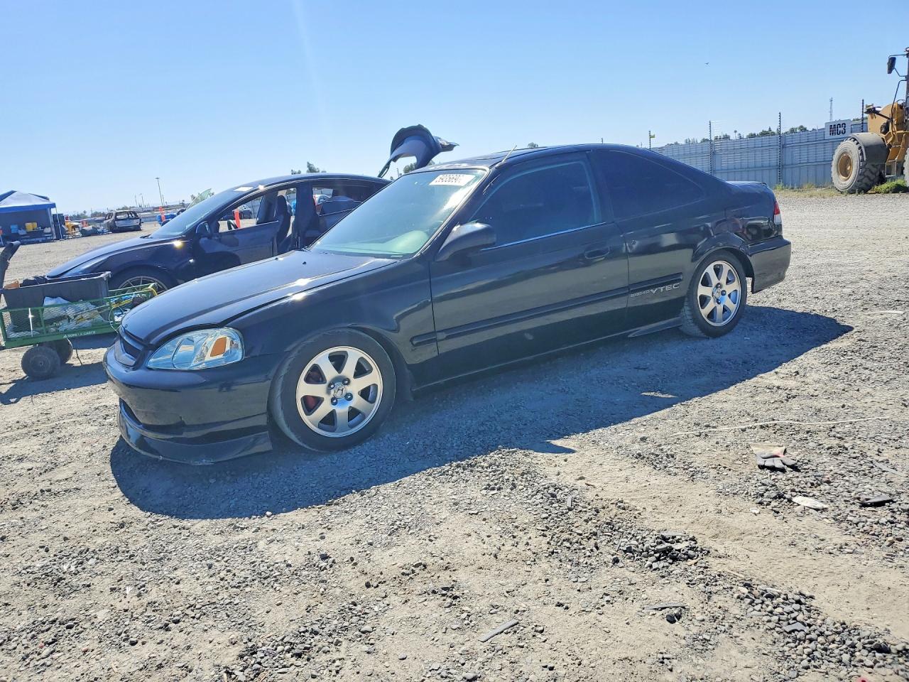 2000 Honda Civic Si Black vin: 1HGEM1155YL110578