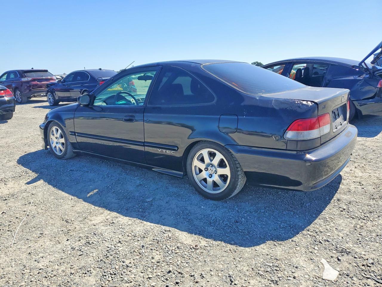 2000 Honda Civic Si Black vin: 1HGEM1155YL110578