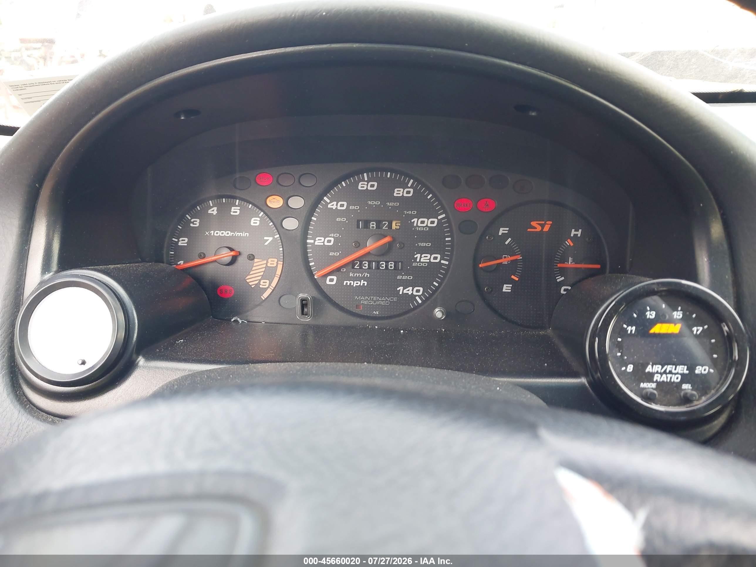 2000 Honda Civic Si Black vin: 1HGEM1155YL122343