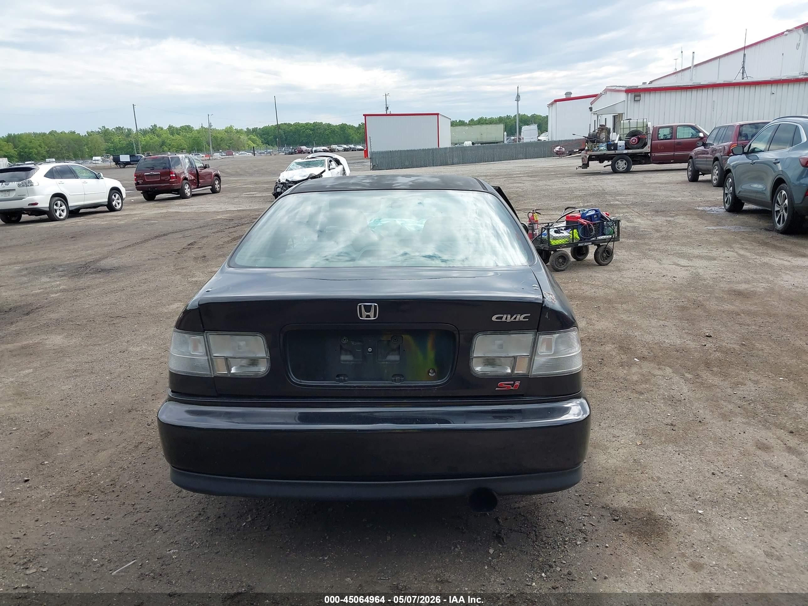 2000 Honda Civic Si Черный vin: 1HGEM1157YL120156