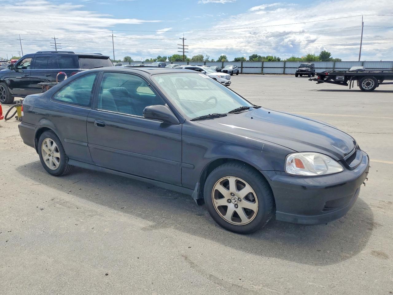 1999 Honda Civic Si Black vin: 1HGEM115XXL079262
