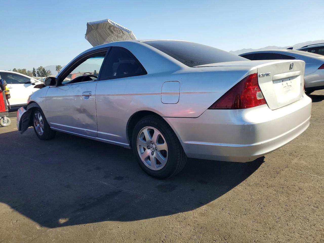 2003 Honda Civic Ex Silver vin: 1HGEM21093L001348