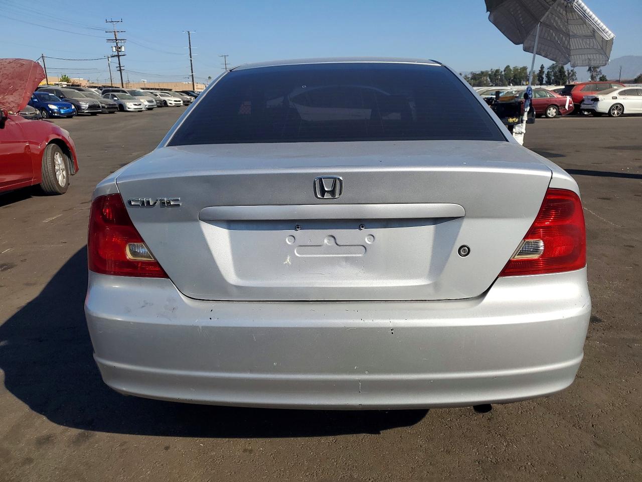 2003 Honda Civic Ex Silver vin: 1HGEM21093L001348