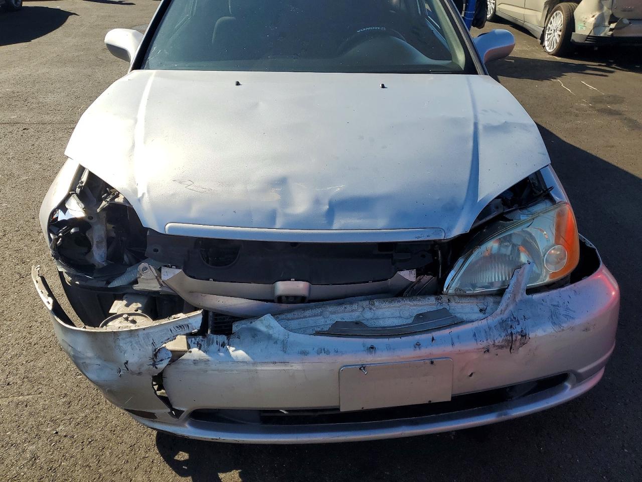 2003 Honda Civic Ex Silver vin: 1HGEM21093L001348