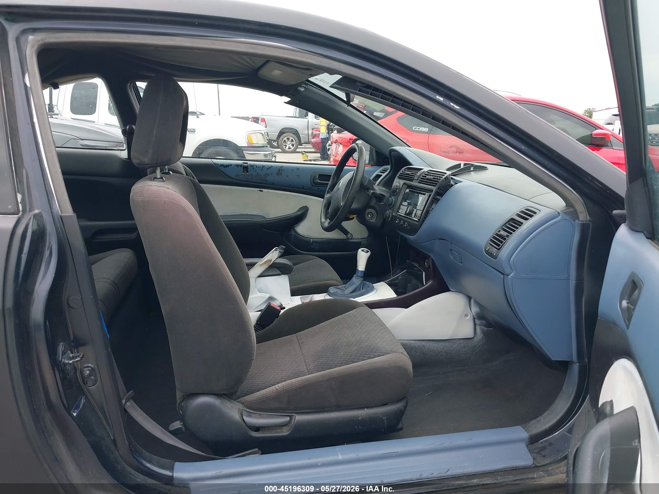 2004 Honda Civic Vp Dark Blue vin: 1HGEM21114L069556