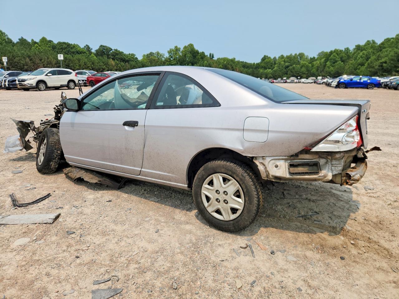 2005 Honda Civic Dx Vp Серебряный vin: 1HGEM21125L008203