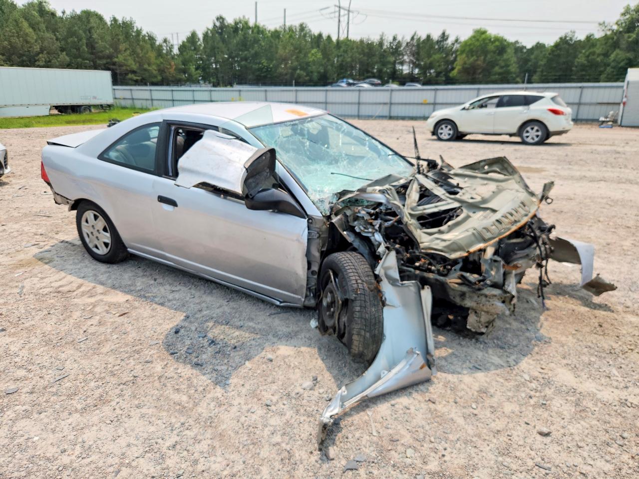 2005 Honda Civic Dx Vp Серебряный vin: 1HGEM21125L008203