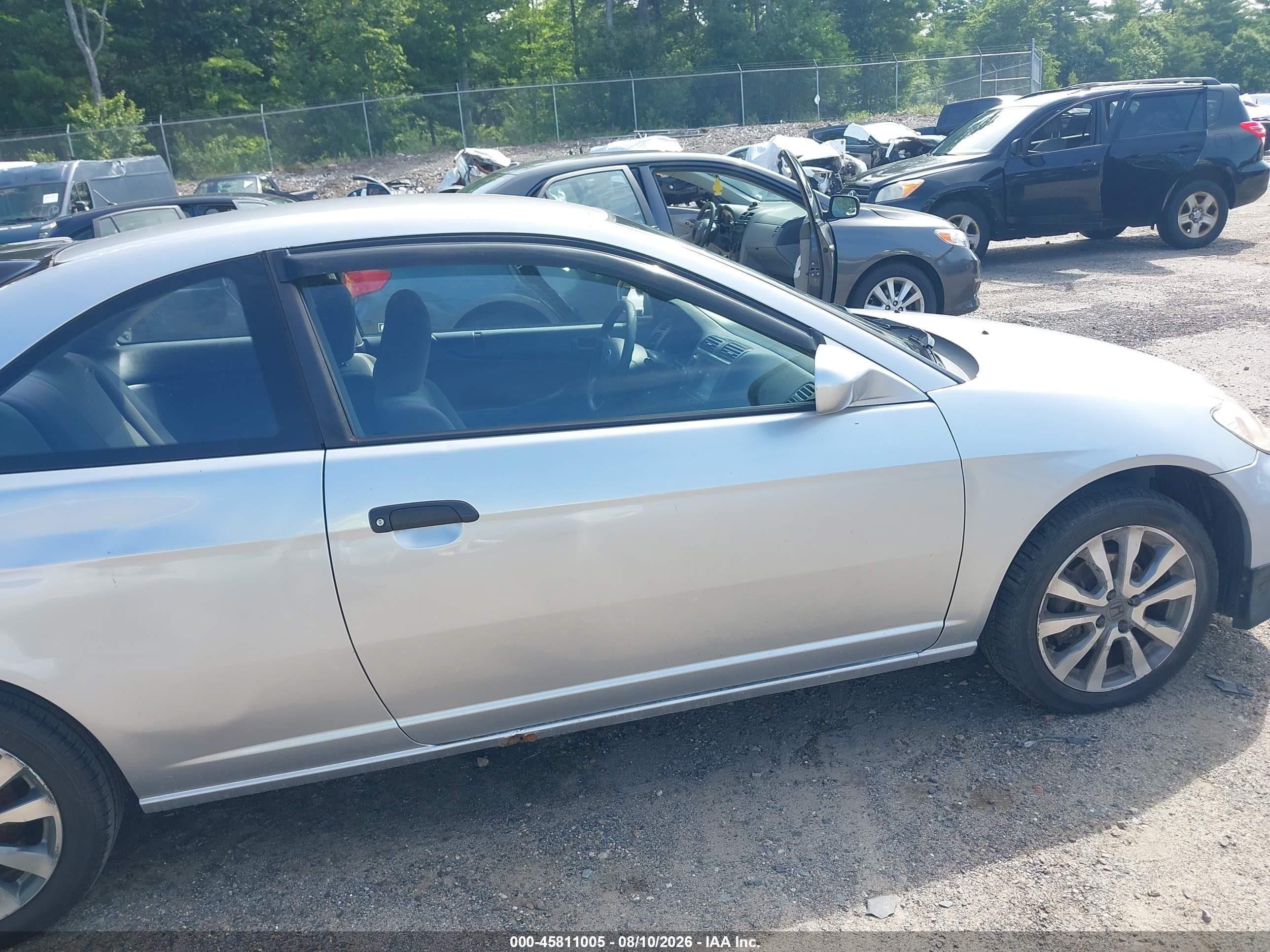 2005 Honda Civic Vp Silver vin: 1HGEM21125L065520