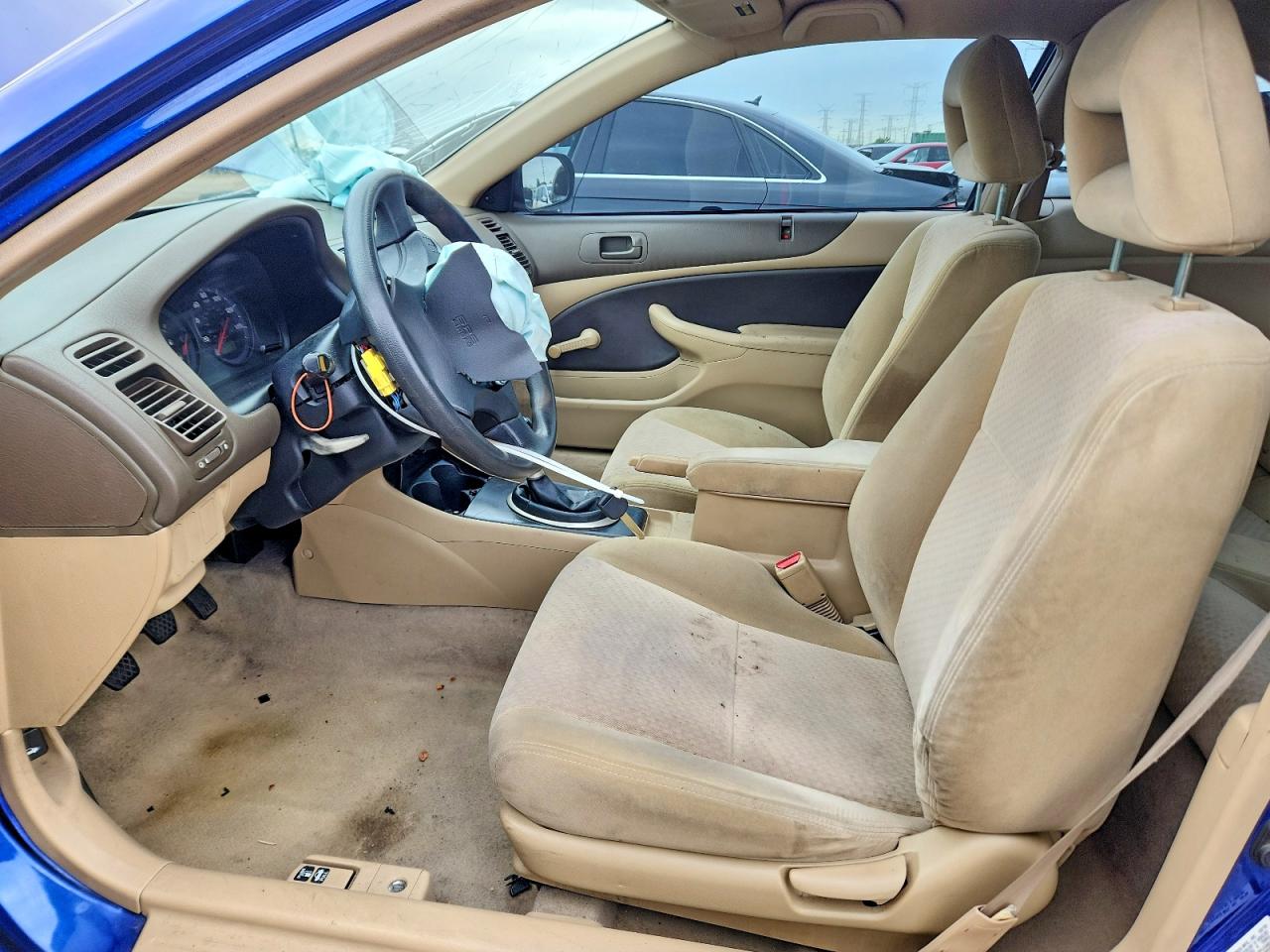 2005 Honda Civic Dx Vp Blue vin: 1HGEM21145L041428