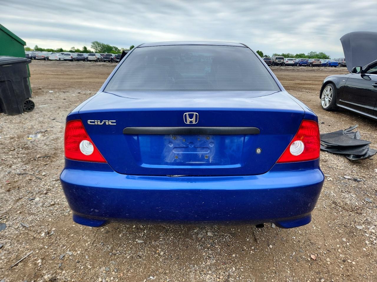 2005 Honda Civic Dx Vp Blue vin: 1HGEM21145L041428
