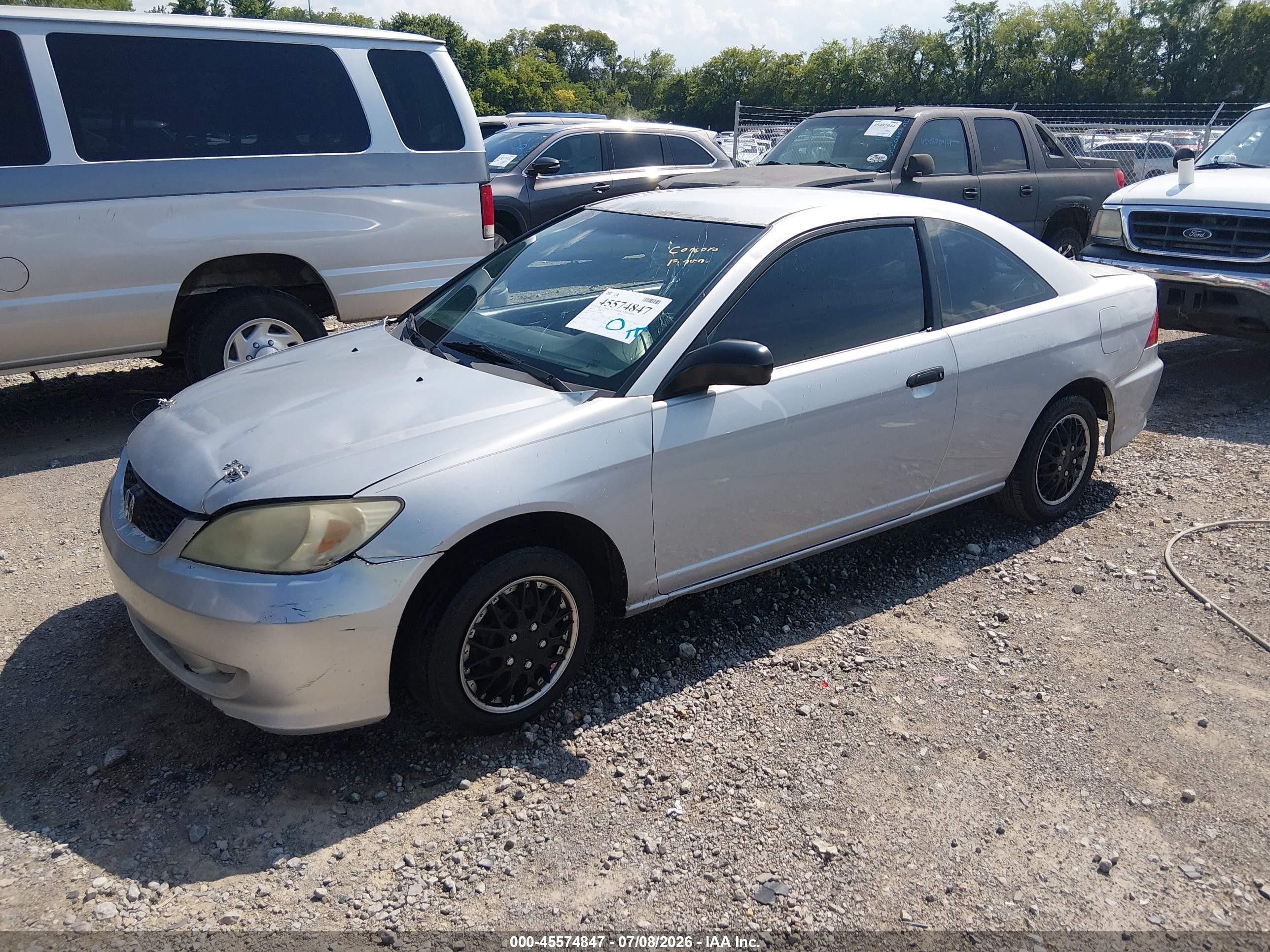 2005 Honda Civic Vp Серебряный vin: 1HGEM21165L024470