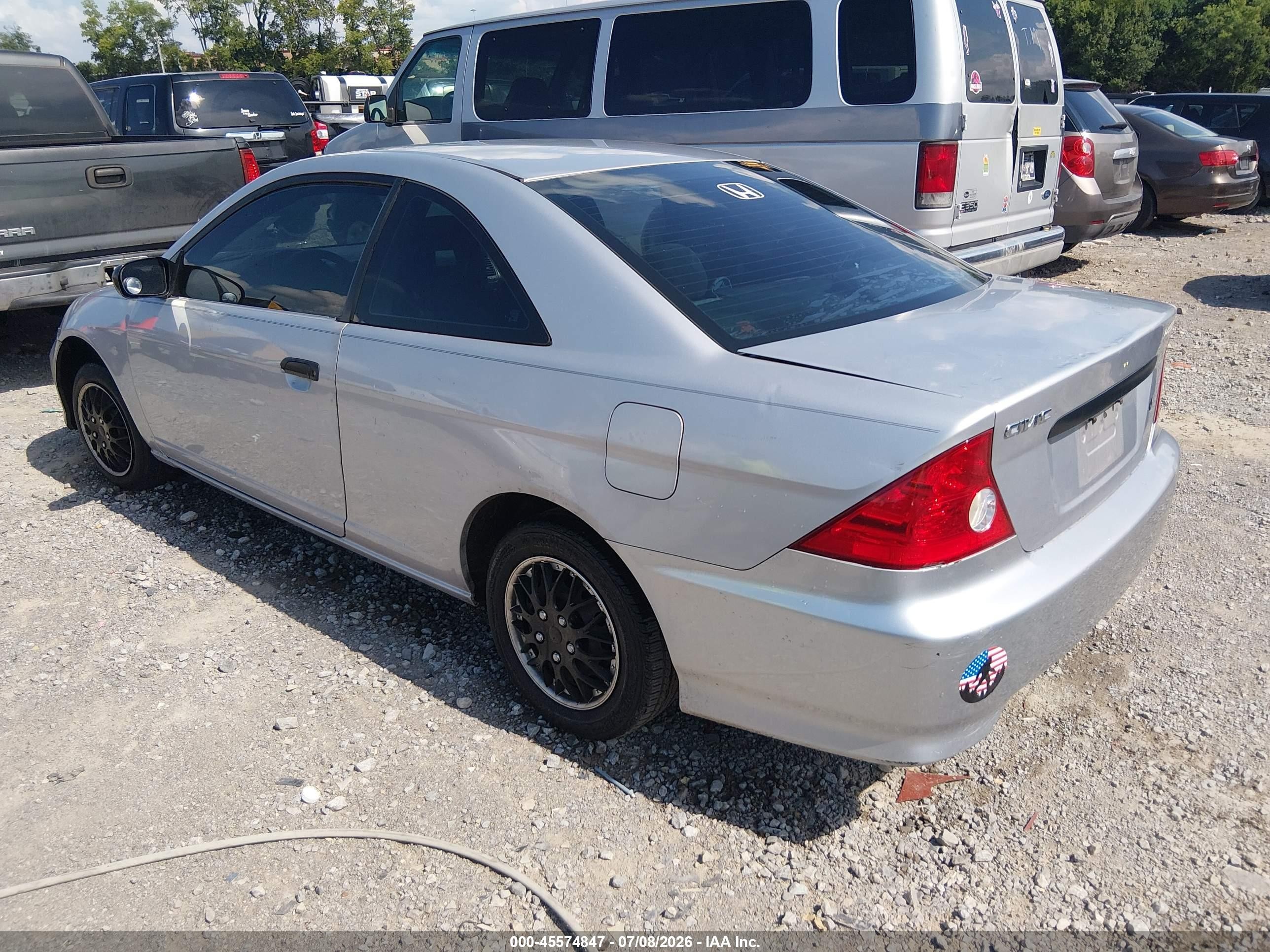 2005 Honda Civic Vp Серебряный vin: 1HGEM21165L024470