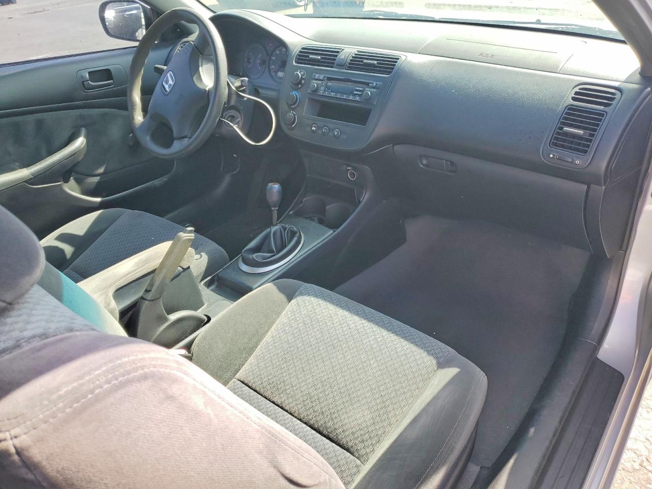 2004 Honda Civic Dx Vp Silver vin: 1HGEM211X4L005631