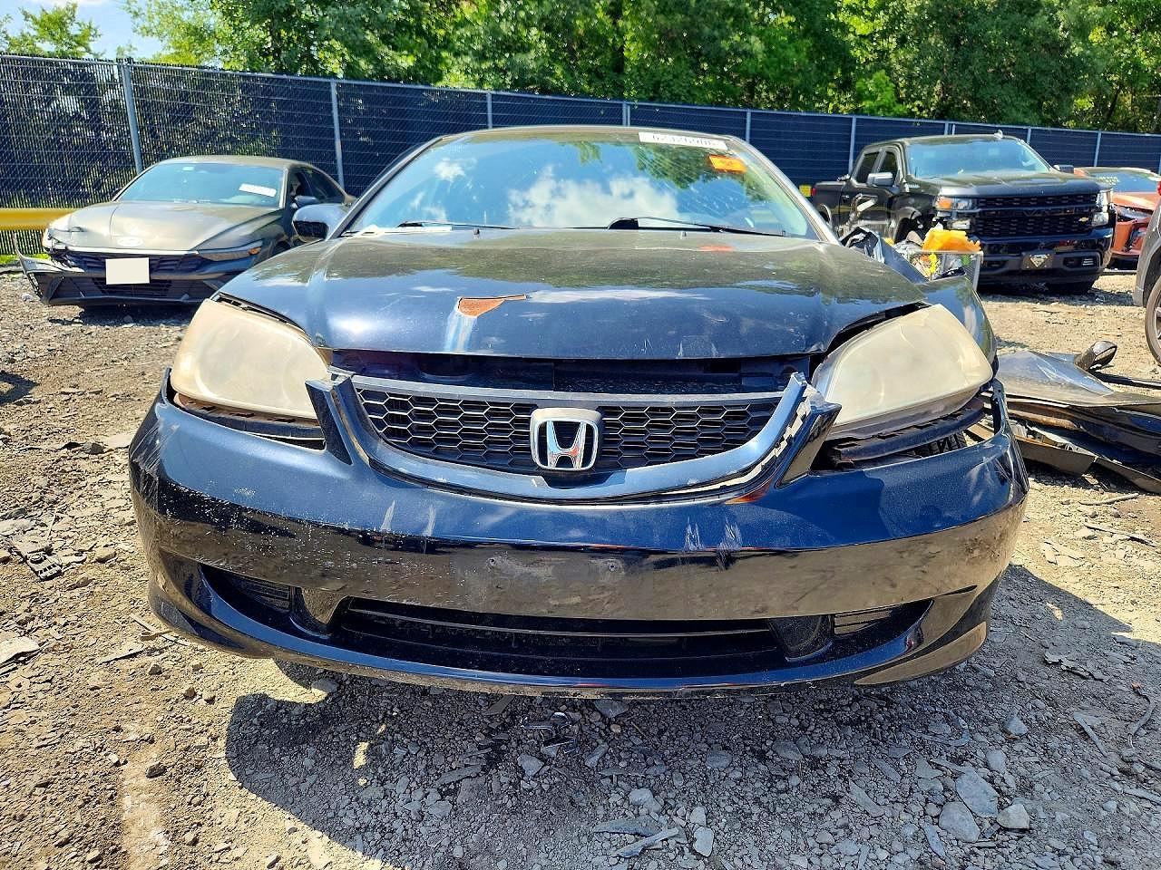 2005 Honda Civic Dx Vp Black vin: 1HGEM211X5L069279