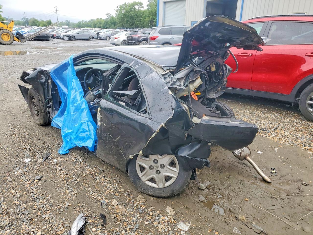 2005 Honda Civic Dx Vp Black vin: 1HGEM211X5L069279