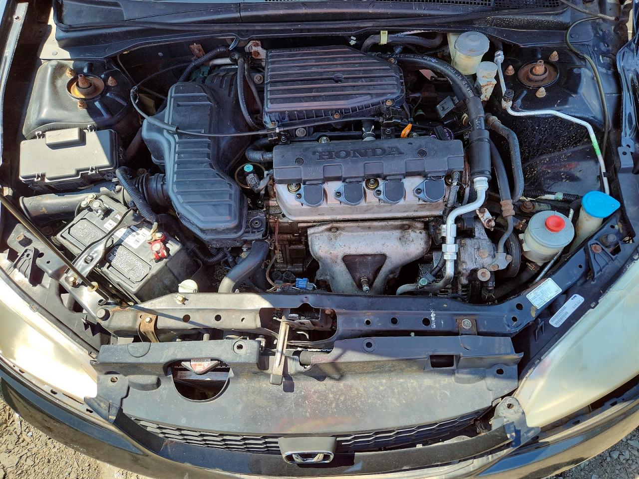 2005 Honda Civic Dx Vp Black vin: 1HGEM211X5L069279