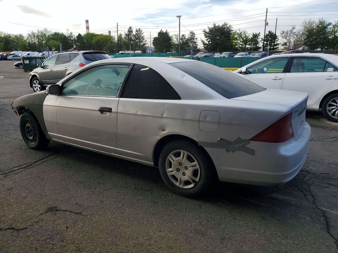 2001 Honda Civic Серый vin: 1HGEM212X1L010106