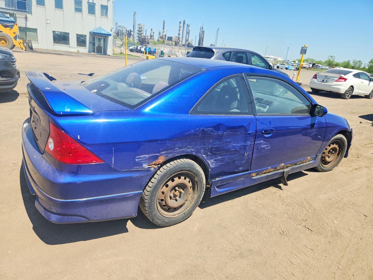 2005 Honda Civic Dx Синий vin: 1HGEM212X5L805257