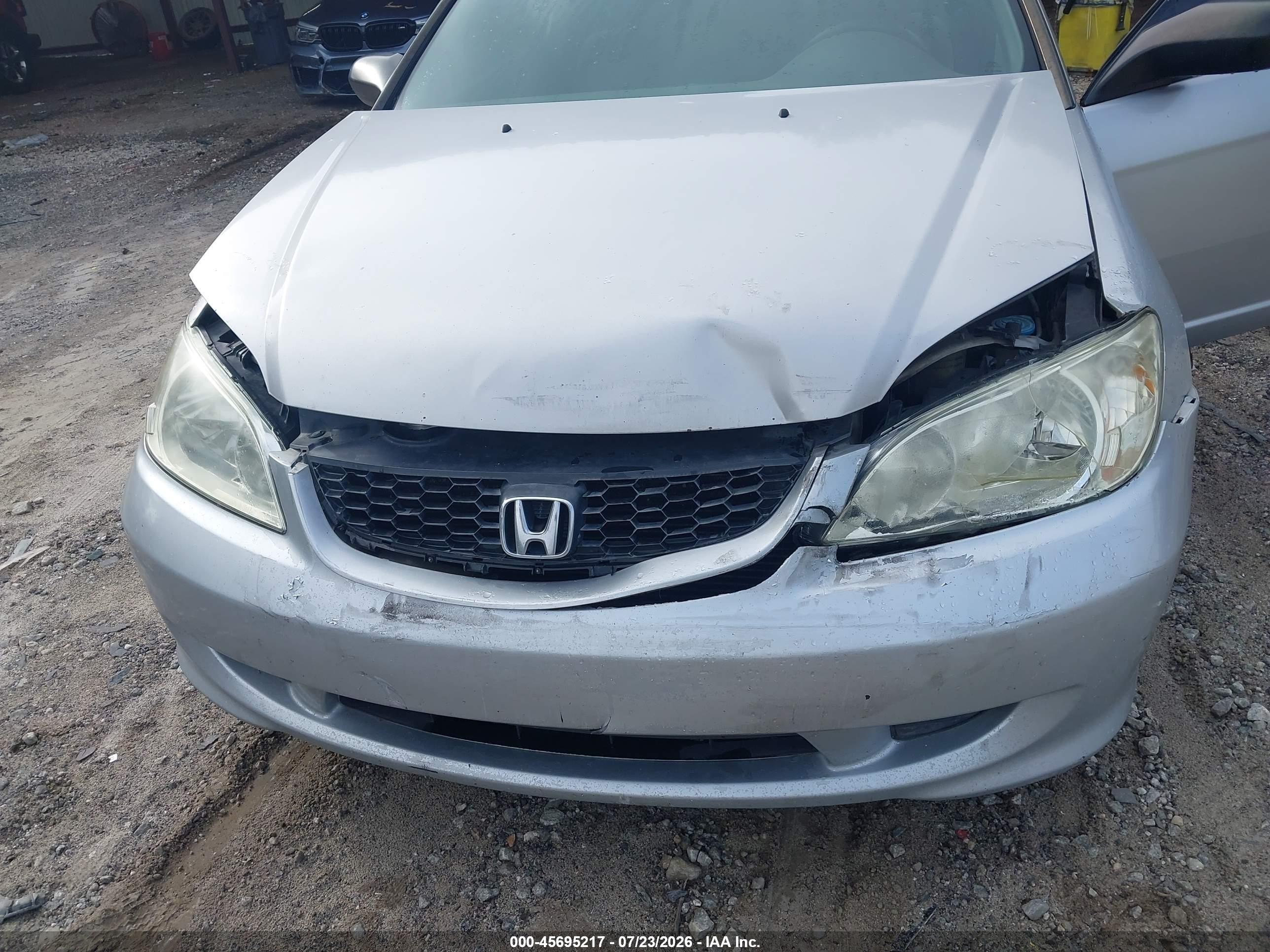 2005 Honda Civic Vp Silver vin: 1HGEM21365L010960