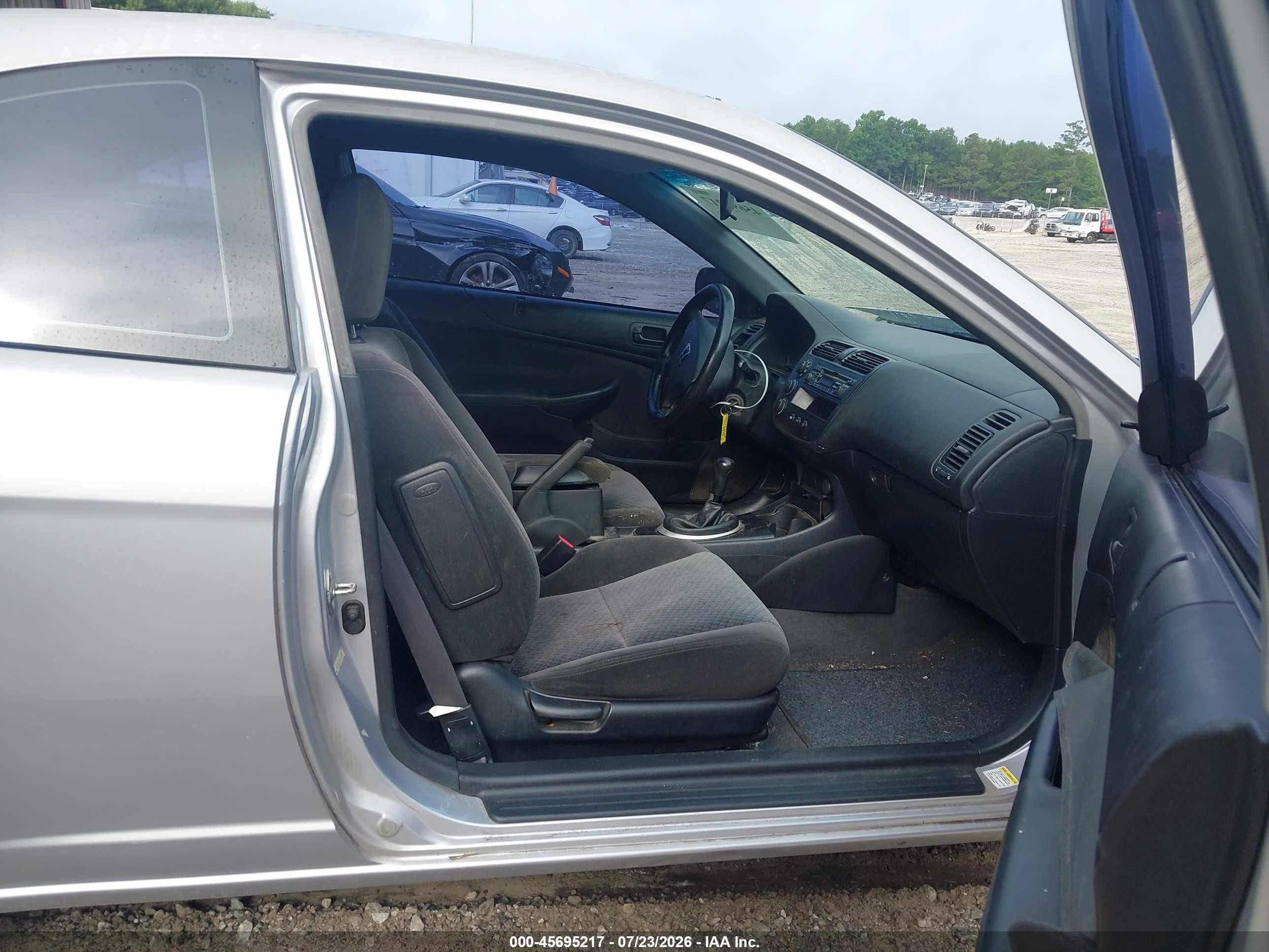 2005 Honda Civic Vp Silver vin: 1HGEM21365L010960