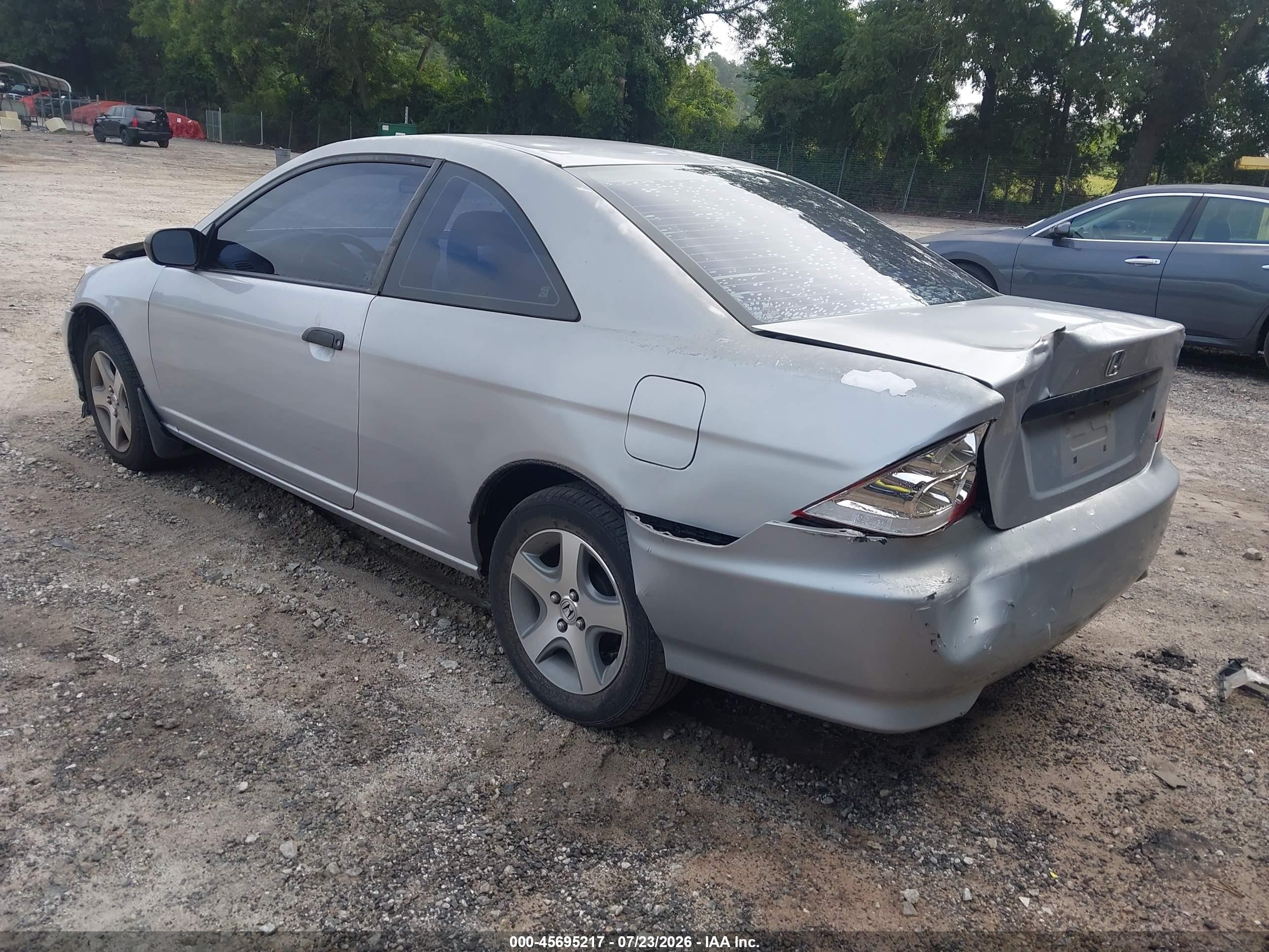 2005 Honda Civic Vp Silver vin: 1HGEM21365L010960