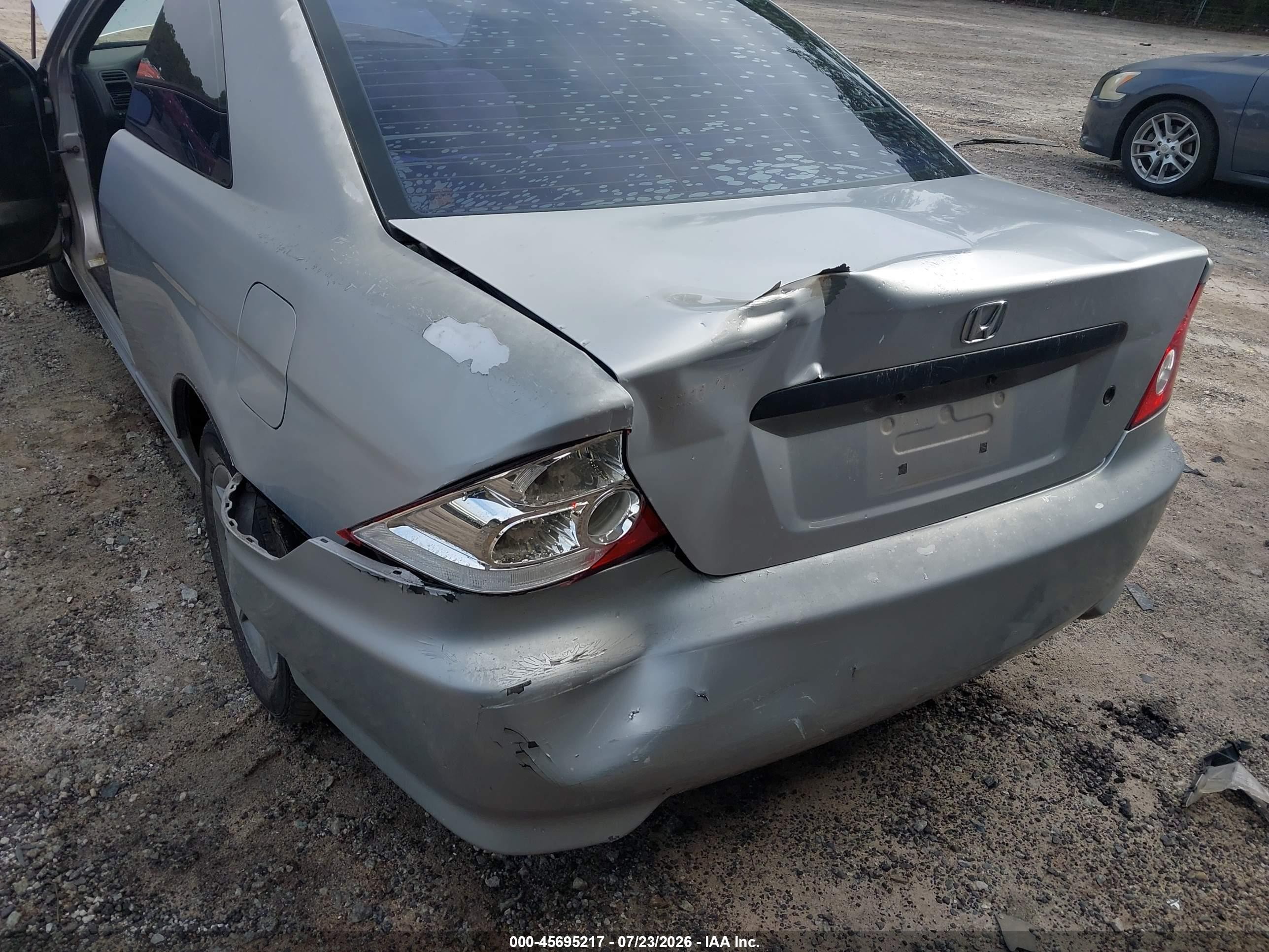 2005 Honda Civic Vp Silver vin: 1HGEM21365L010960