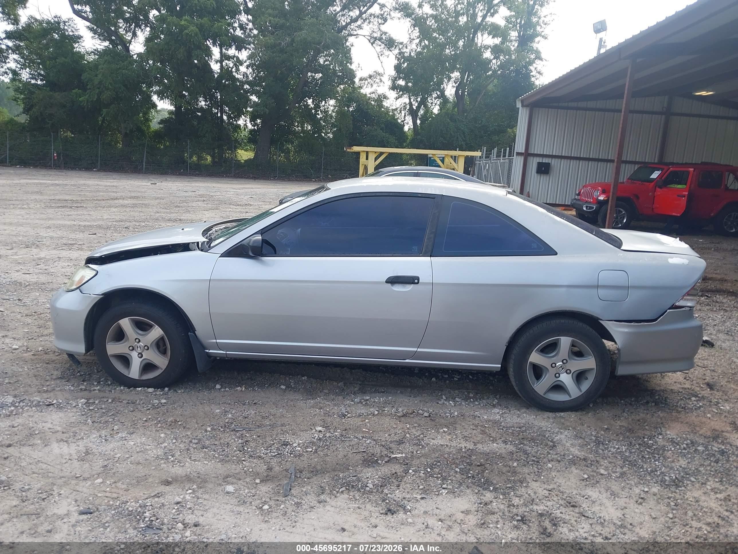 2005 Honda Civic Vp Silver vin: 1HGEM21365L010960