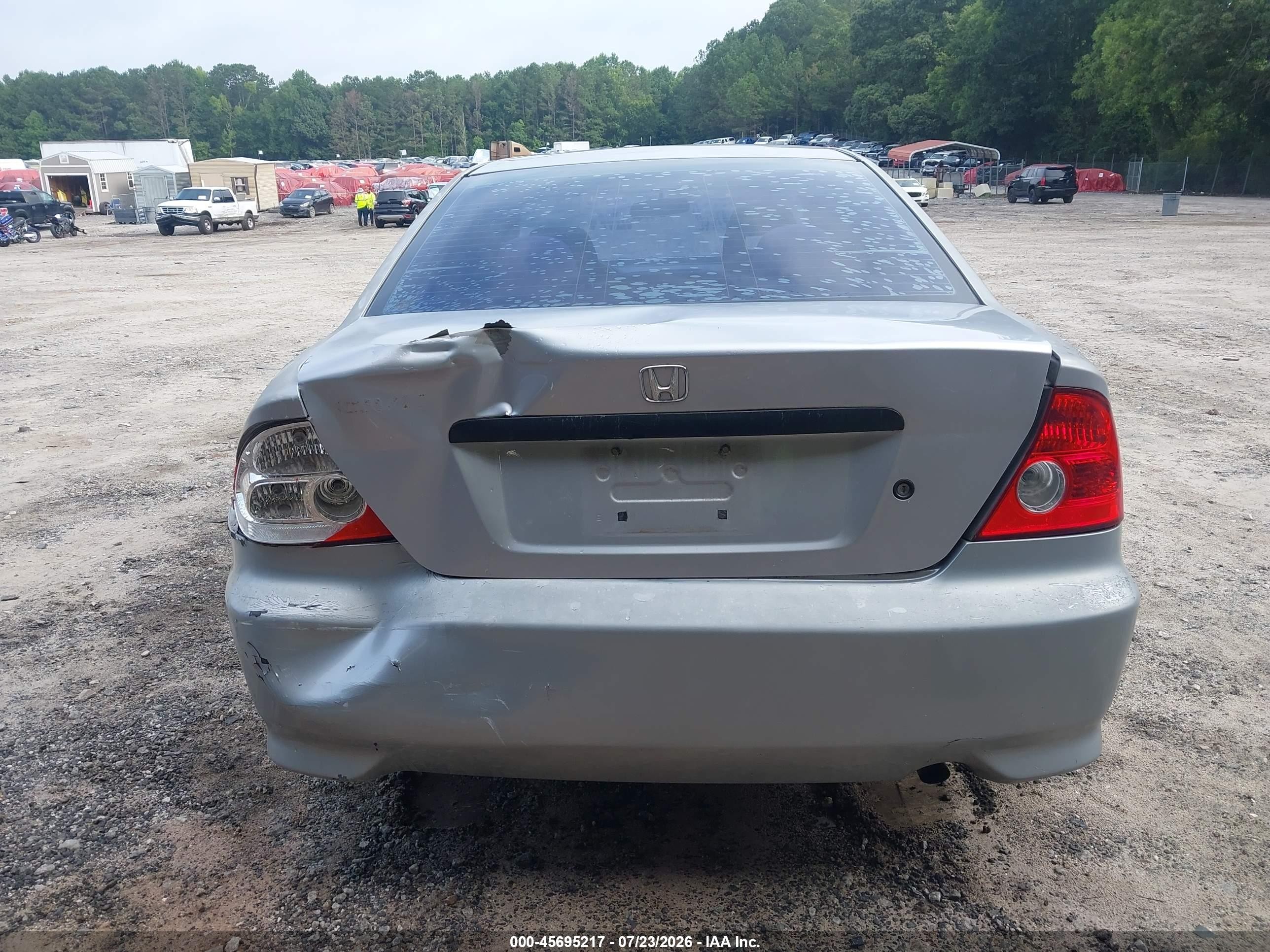 2005 Honda Civic Vp Silver vin: 1HGEM21365L010960