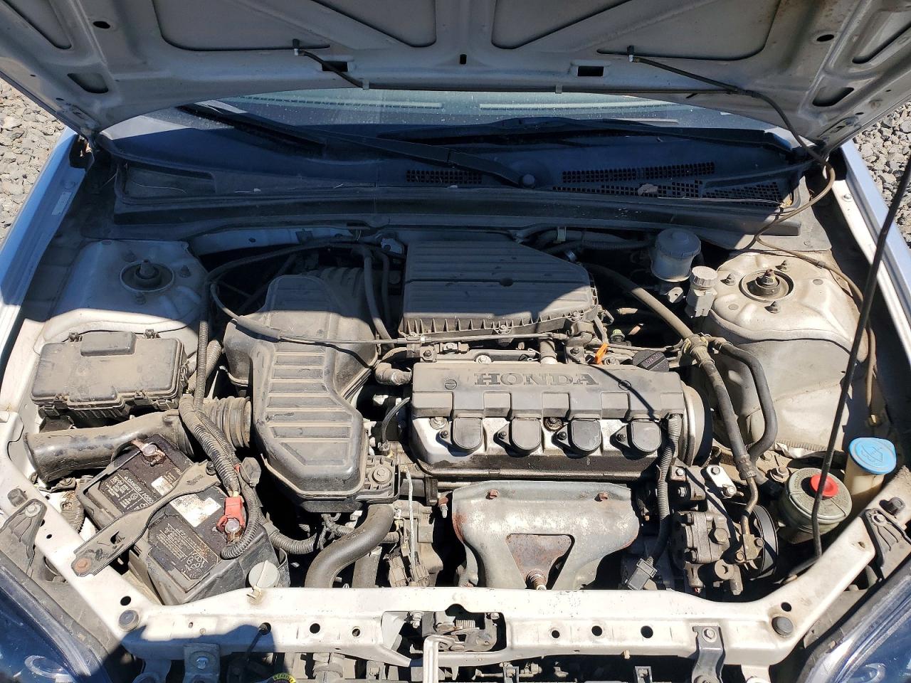 2003 Honda Civic Dx Silver vin: 1HGEM214X3L023233