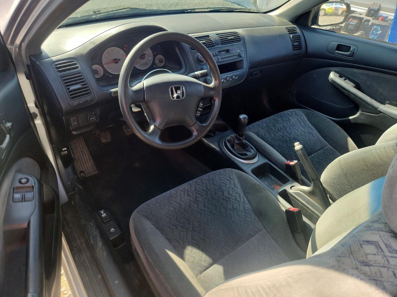 2001 Honda Civic Lx Silver vin: 1HGEM21501L116610
