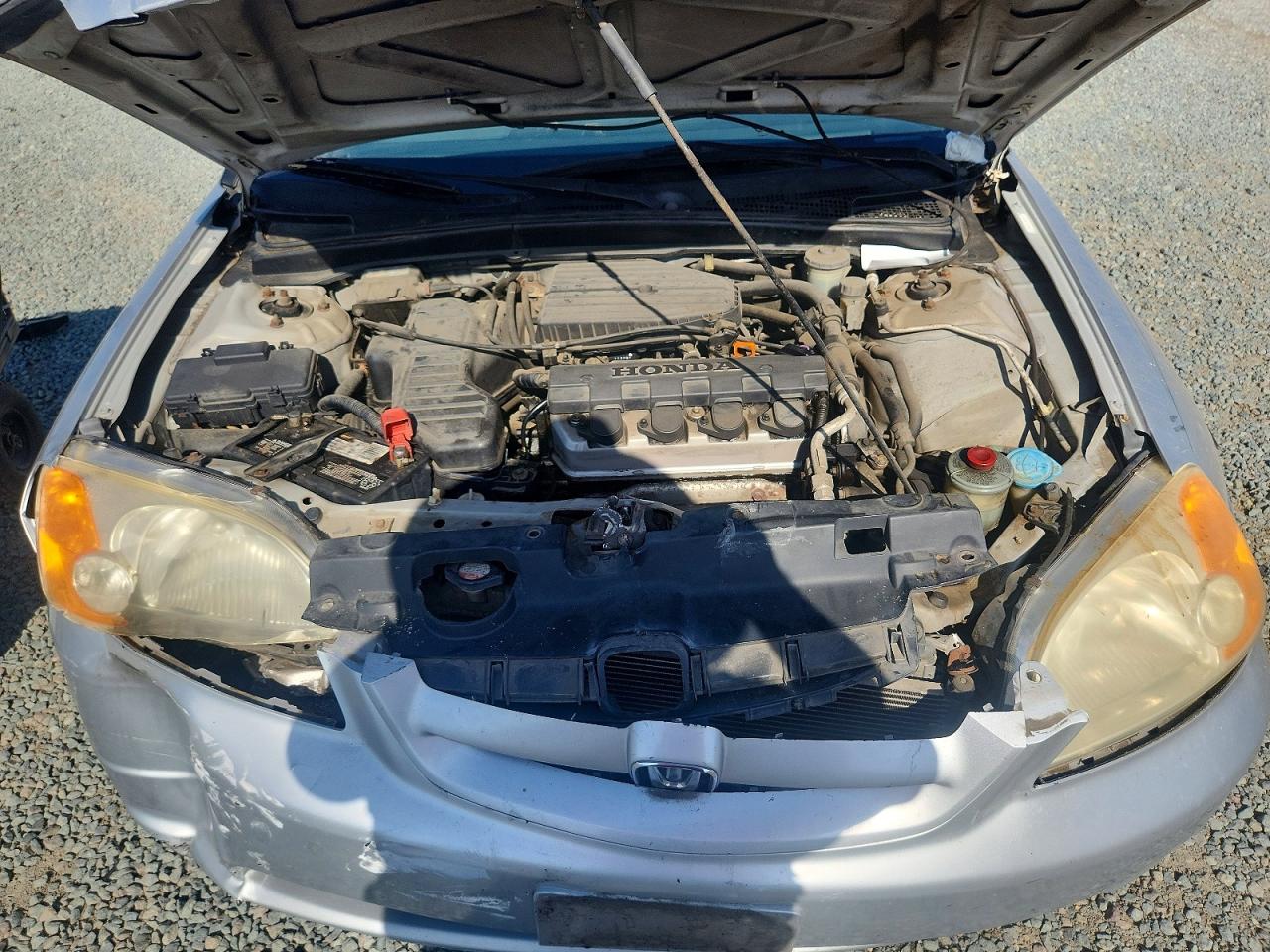 2001 Honda Civic Lx Silver vin: 1HGEM21501L116610