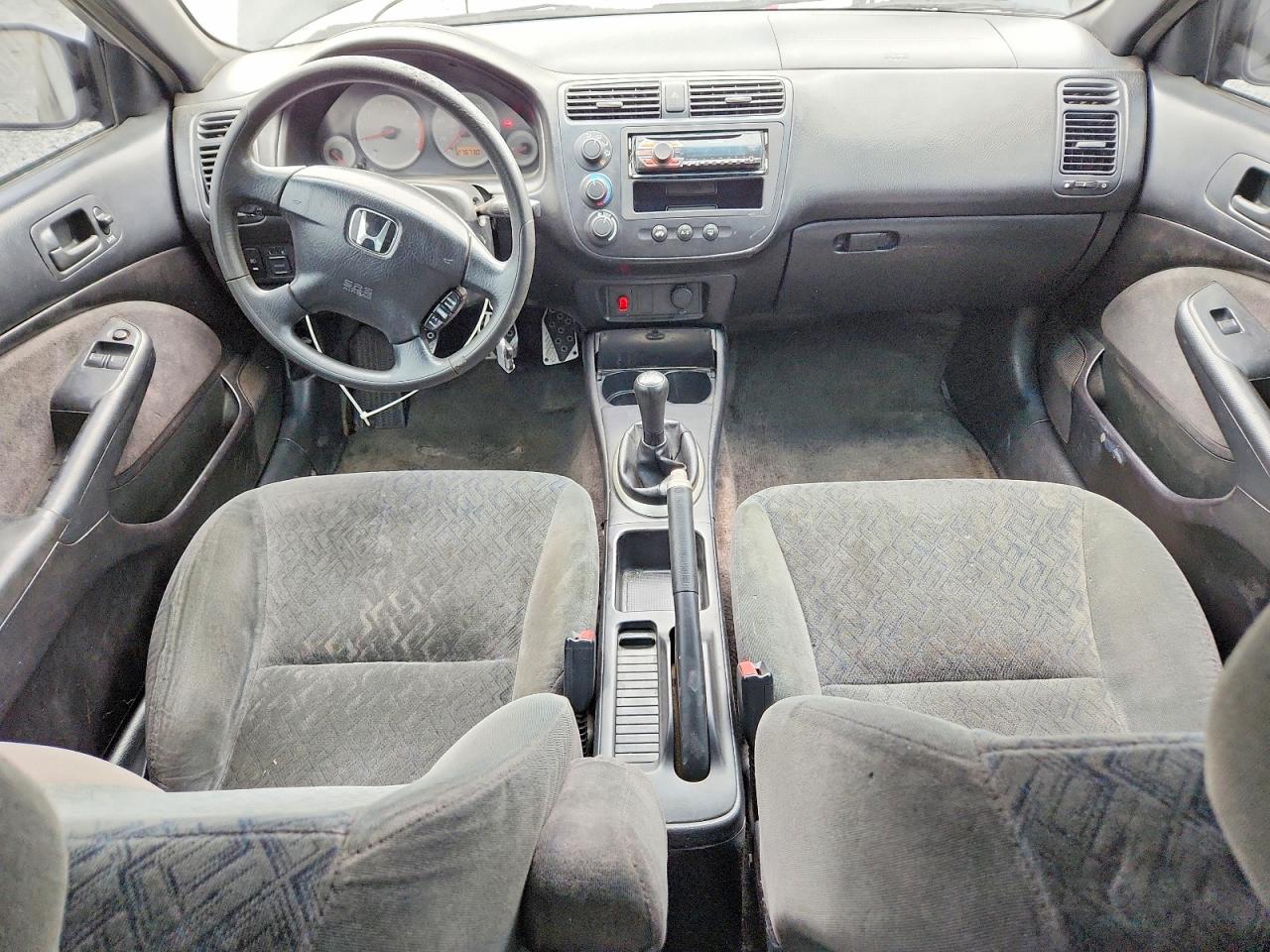 2002 Honda Civic Lx Черный vin: 1HGEM21502L061027