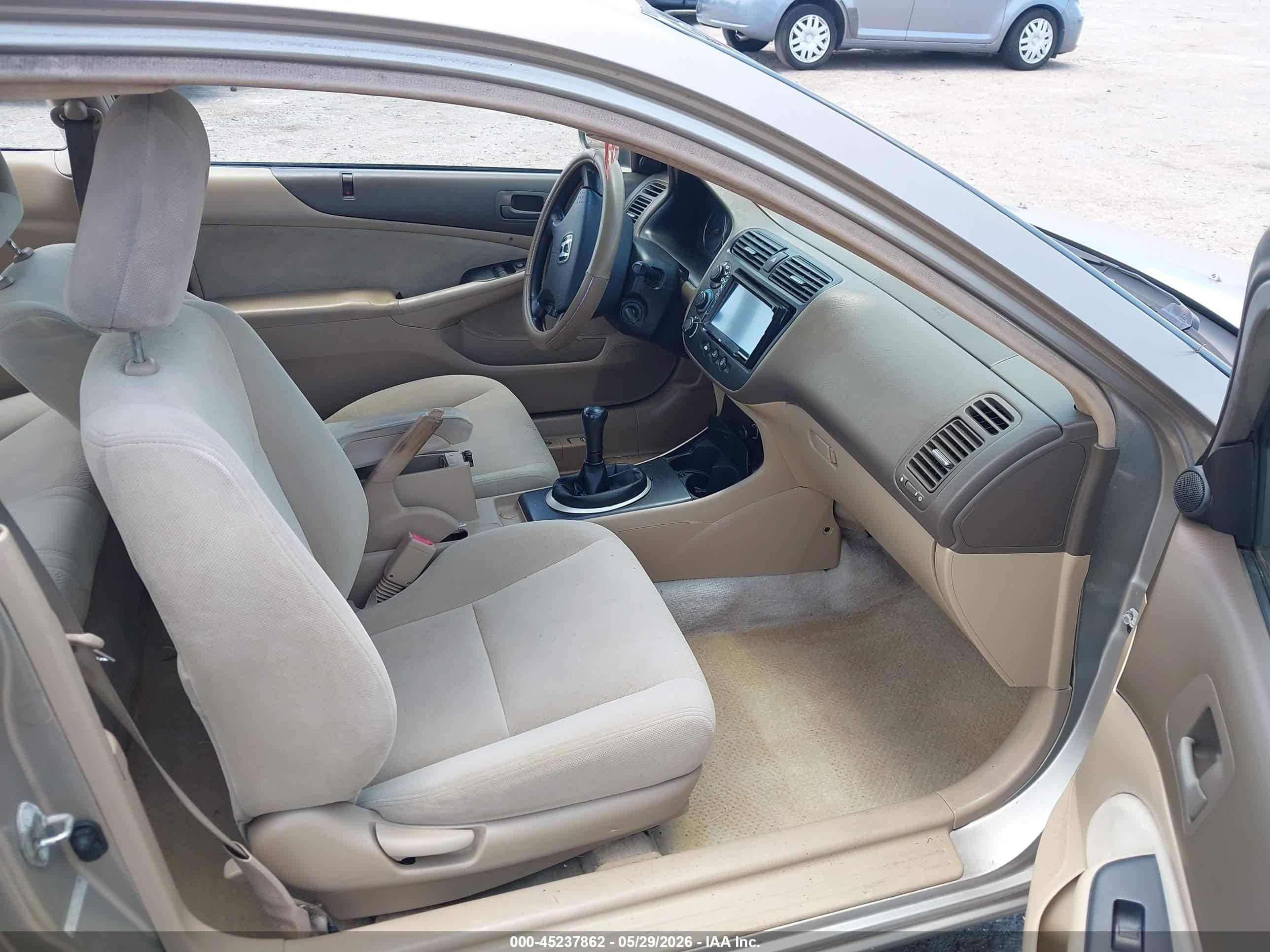 2005 Honda Civic Lx Tan vin: 1HGEM21515L048131