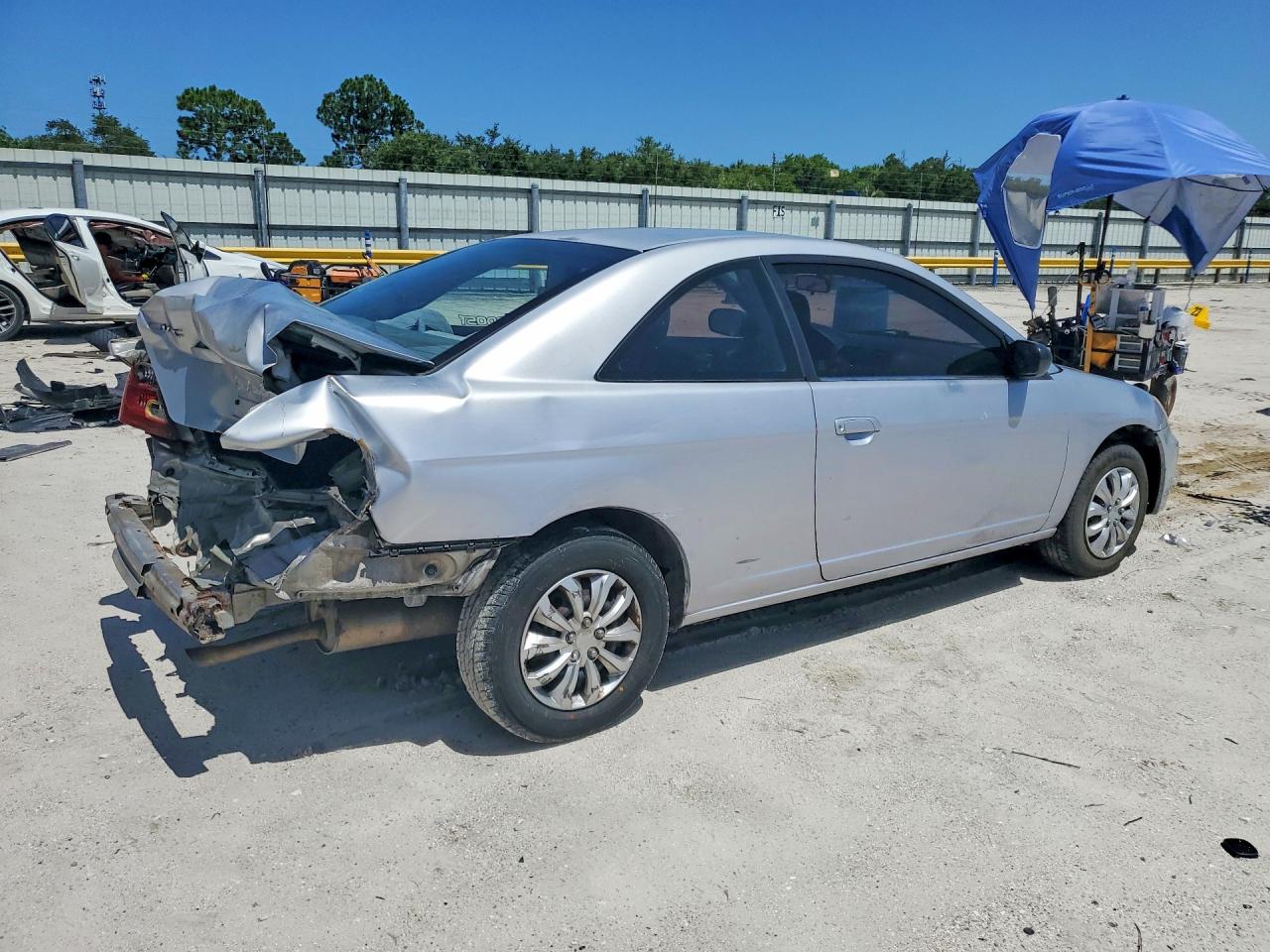 2002 Honda Civic Lx Серебряный vin: 1HGEM21522L031575