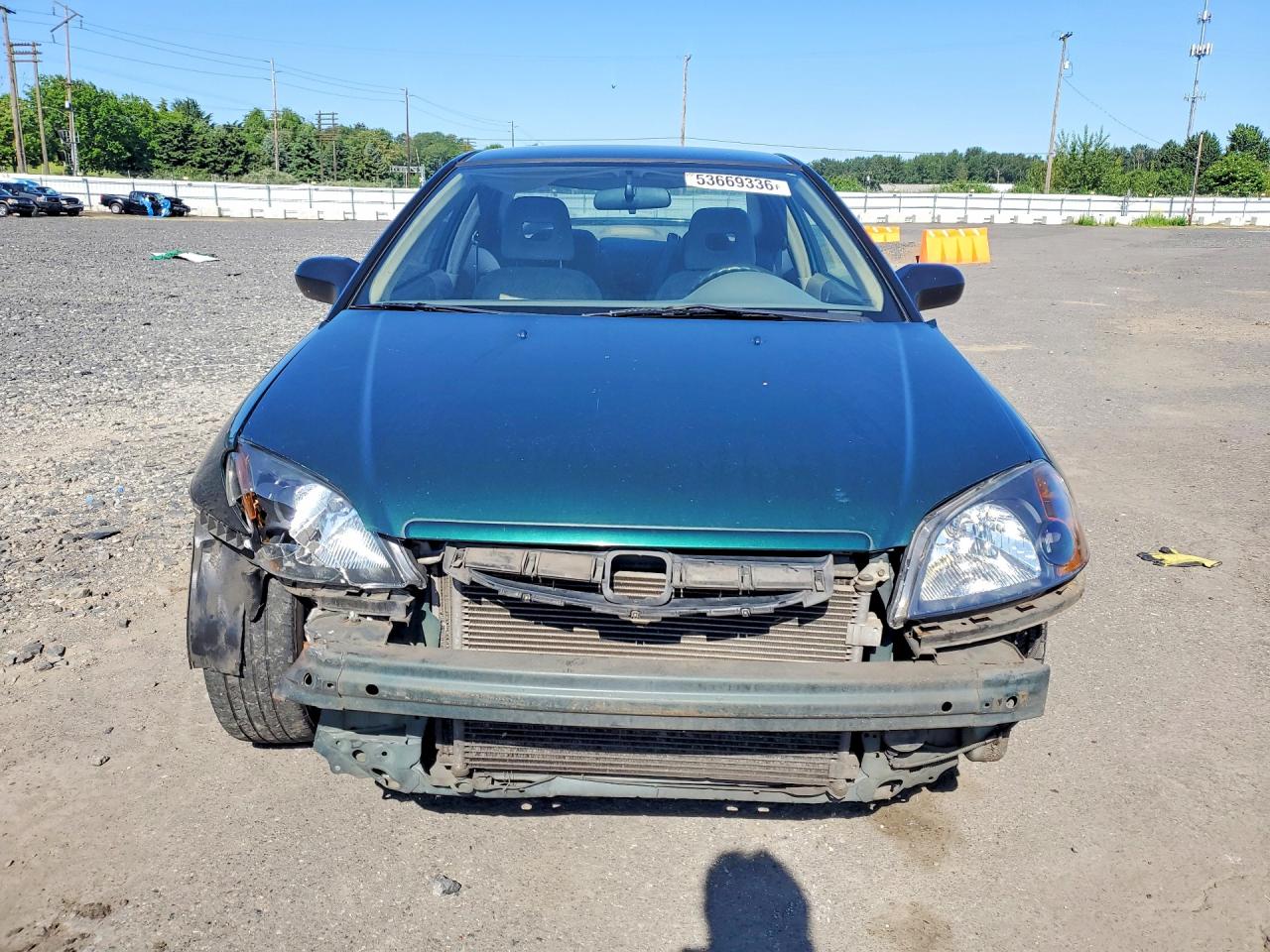 2001 Honda Civic Lx Green vin: 1HGEM21531L103253