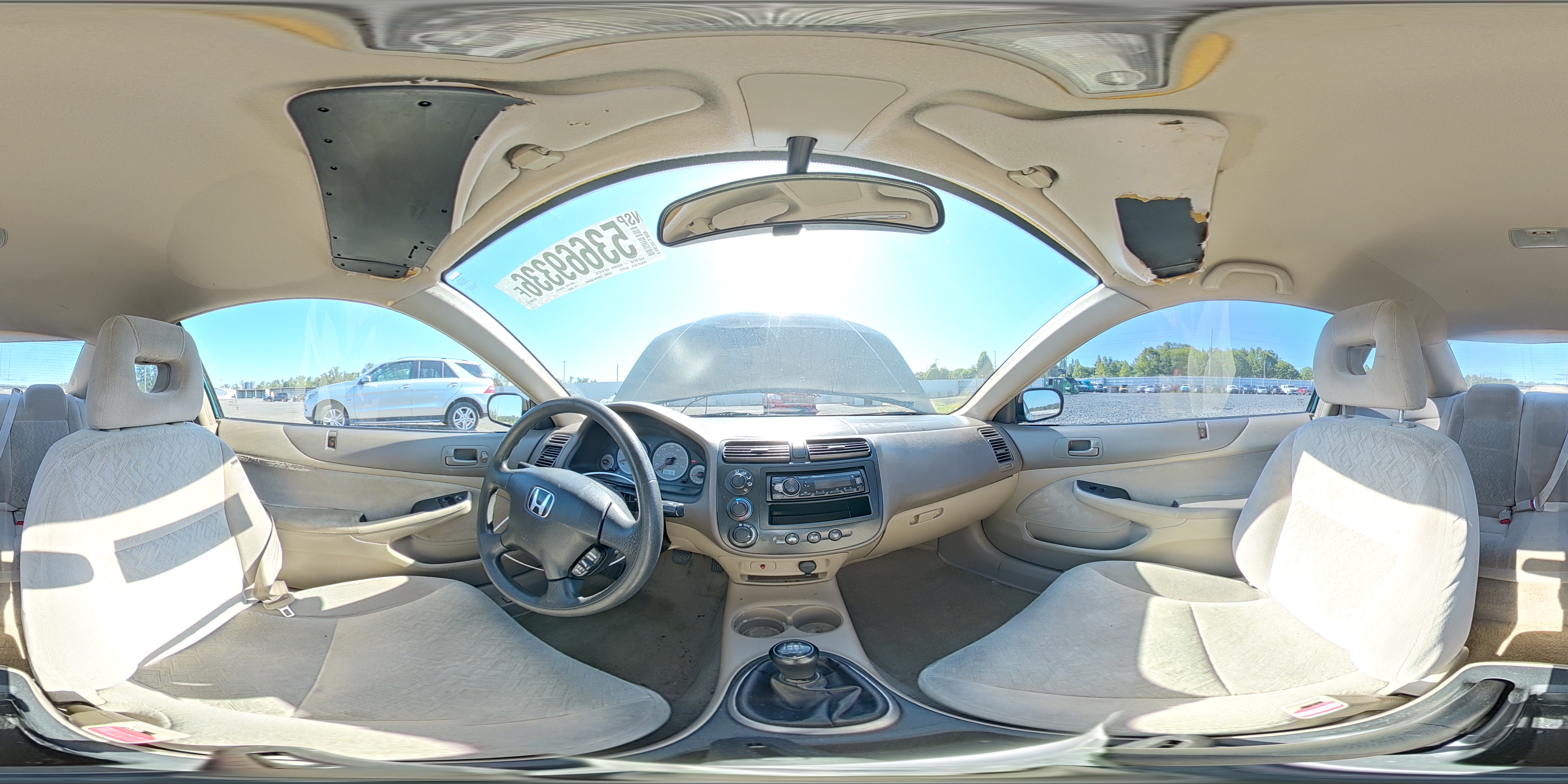 2001 Honda Civic Lx Green vin: 1HGEM21531L103253
