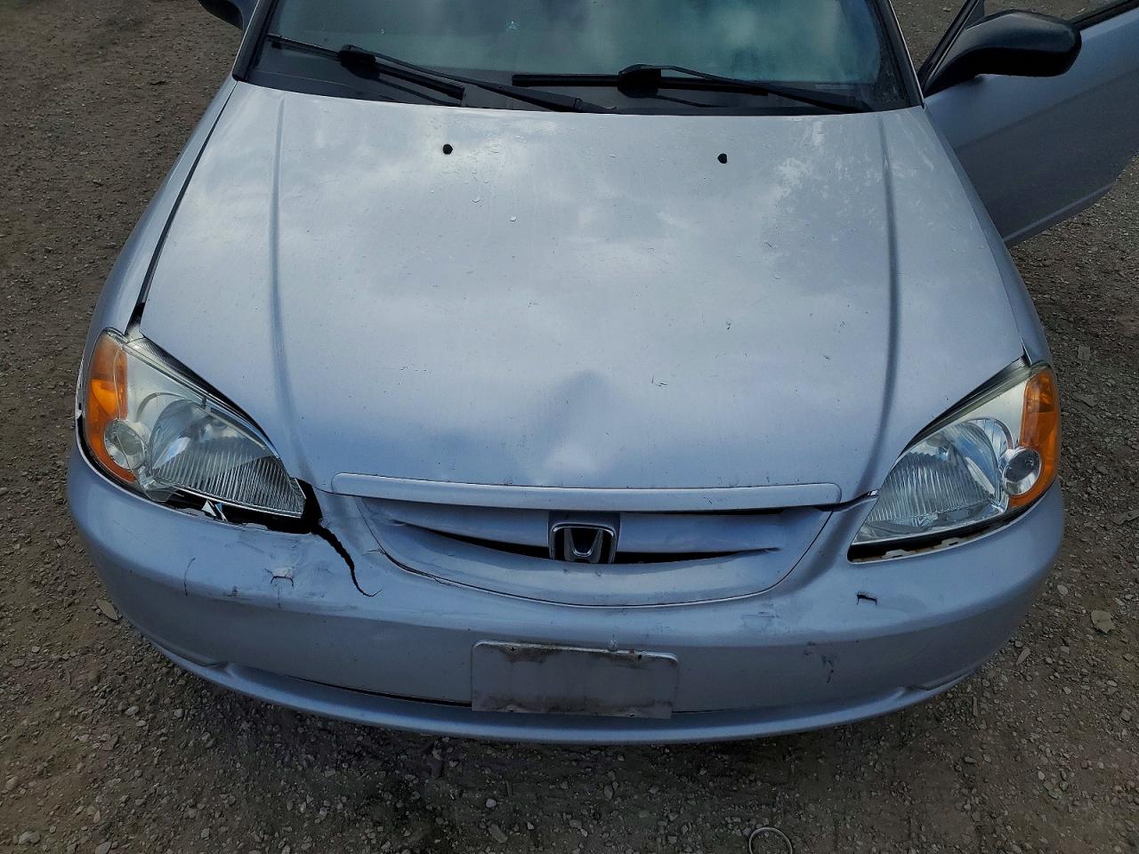 2003 Honda Civic Lx Серебряный vin: 1HGEM21543L815743